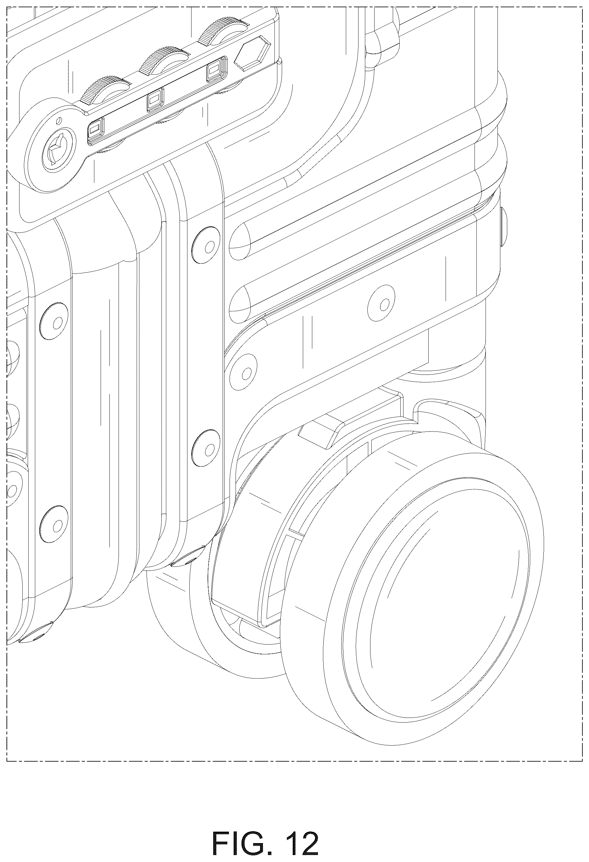 Patent USD1075298 Figure 12 – Suitcase