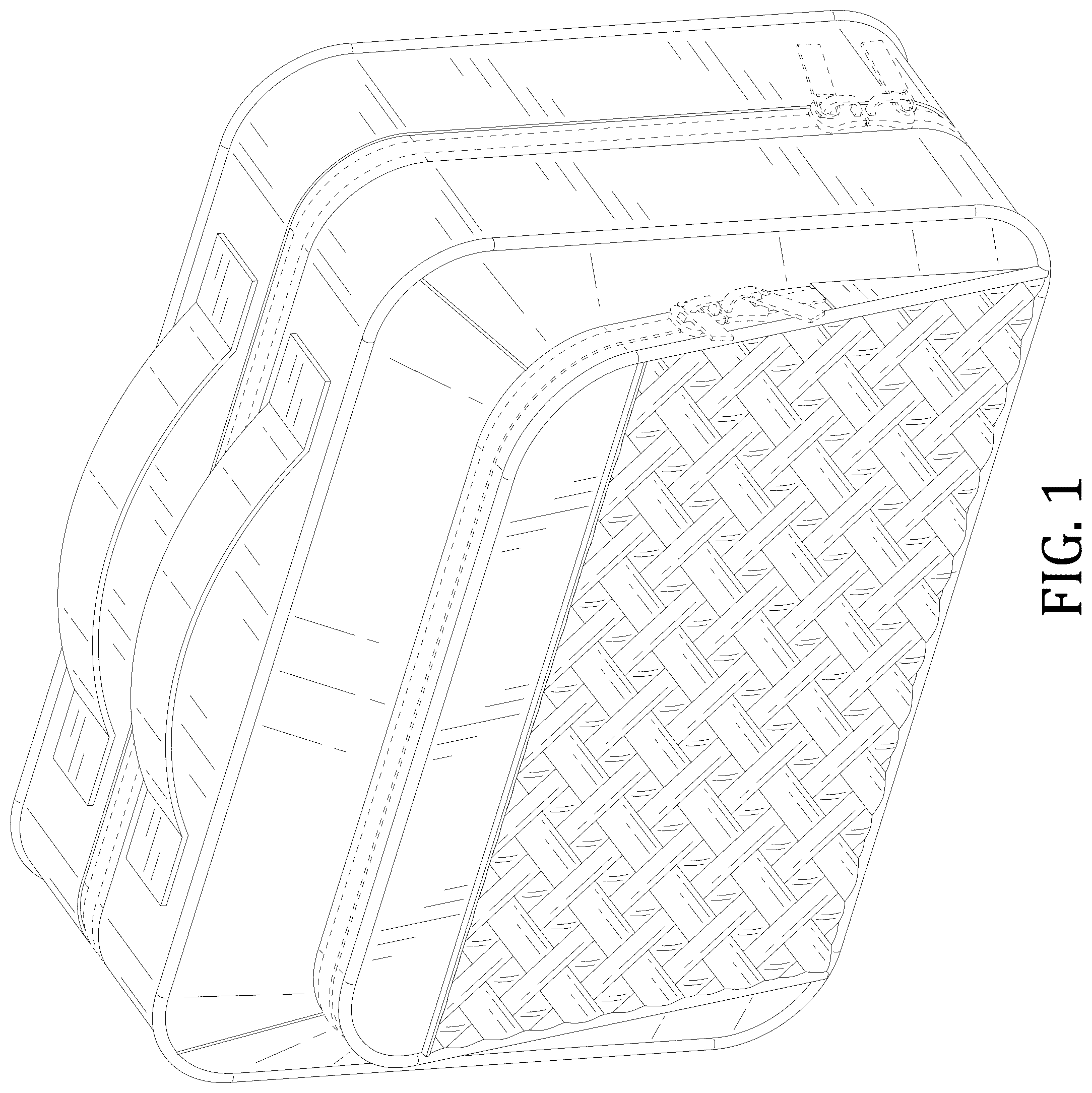 Patent USD1075300 Figure 1 – Toiletry bag