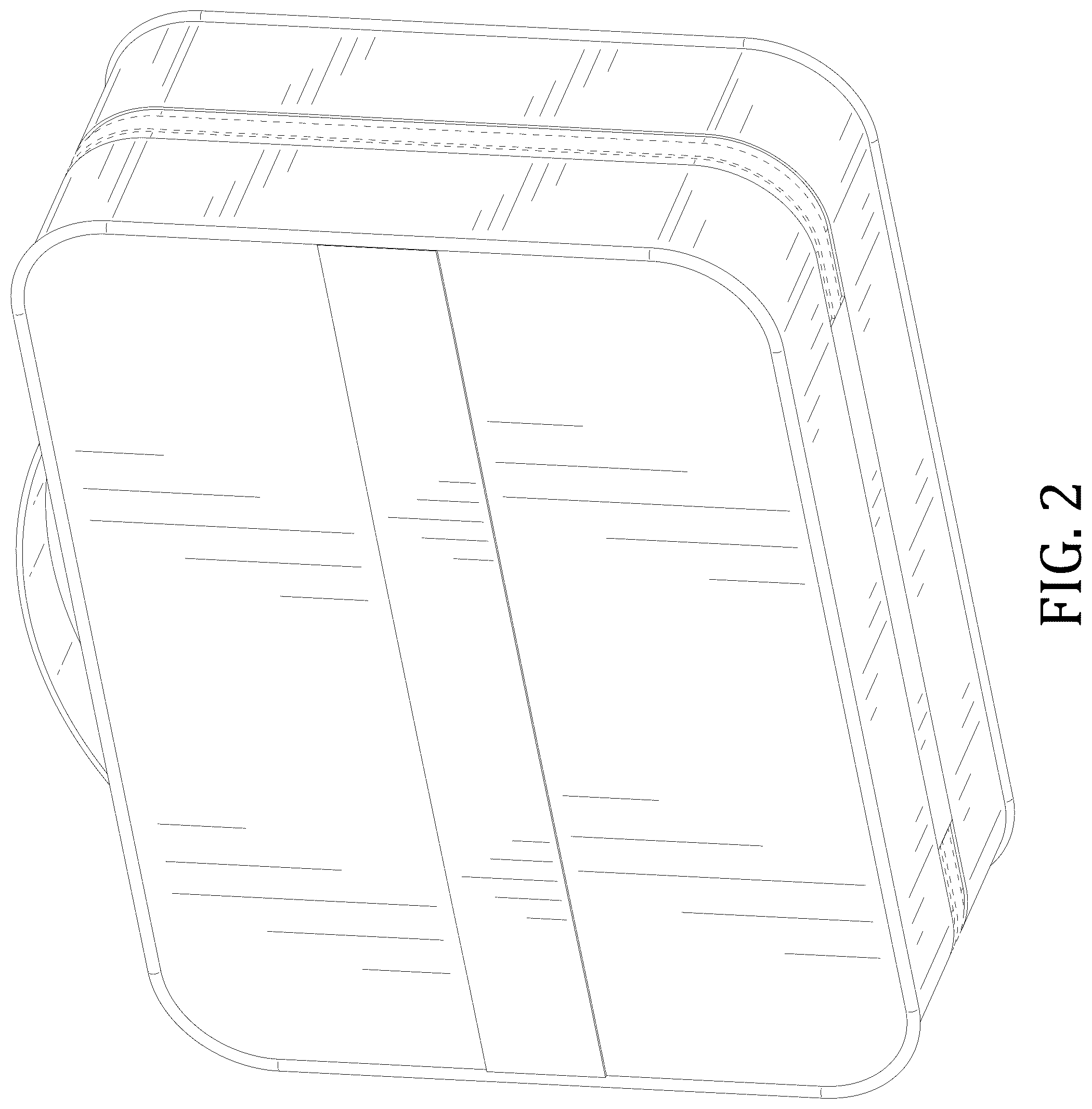 Patent USD1075300 Figure 2 – Toiletry bag