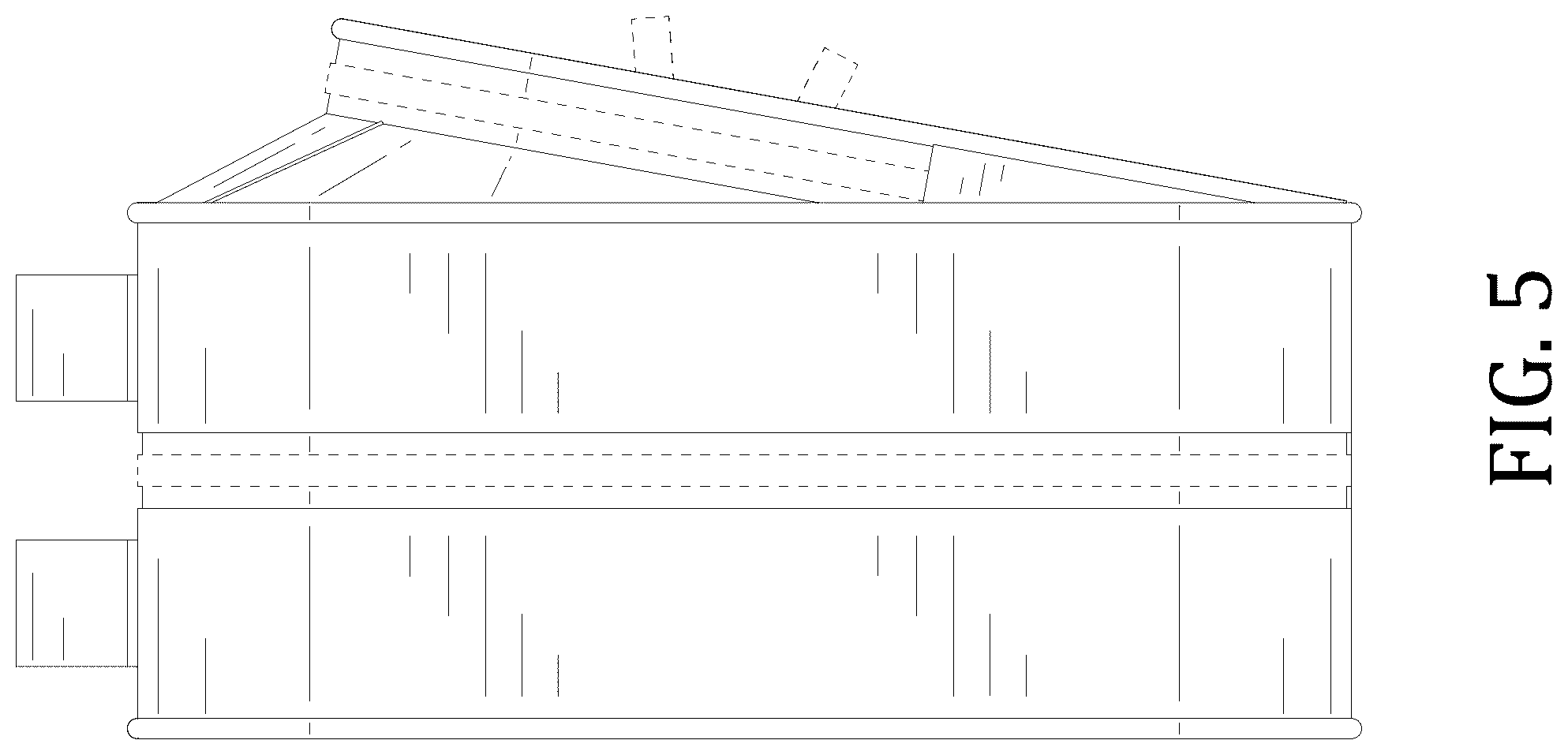 Patent USD1075300 Figure 5 – Toiletry bag