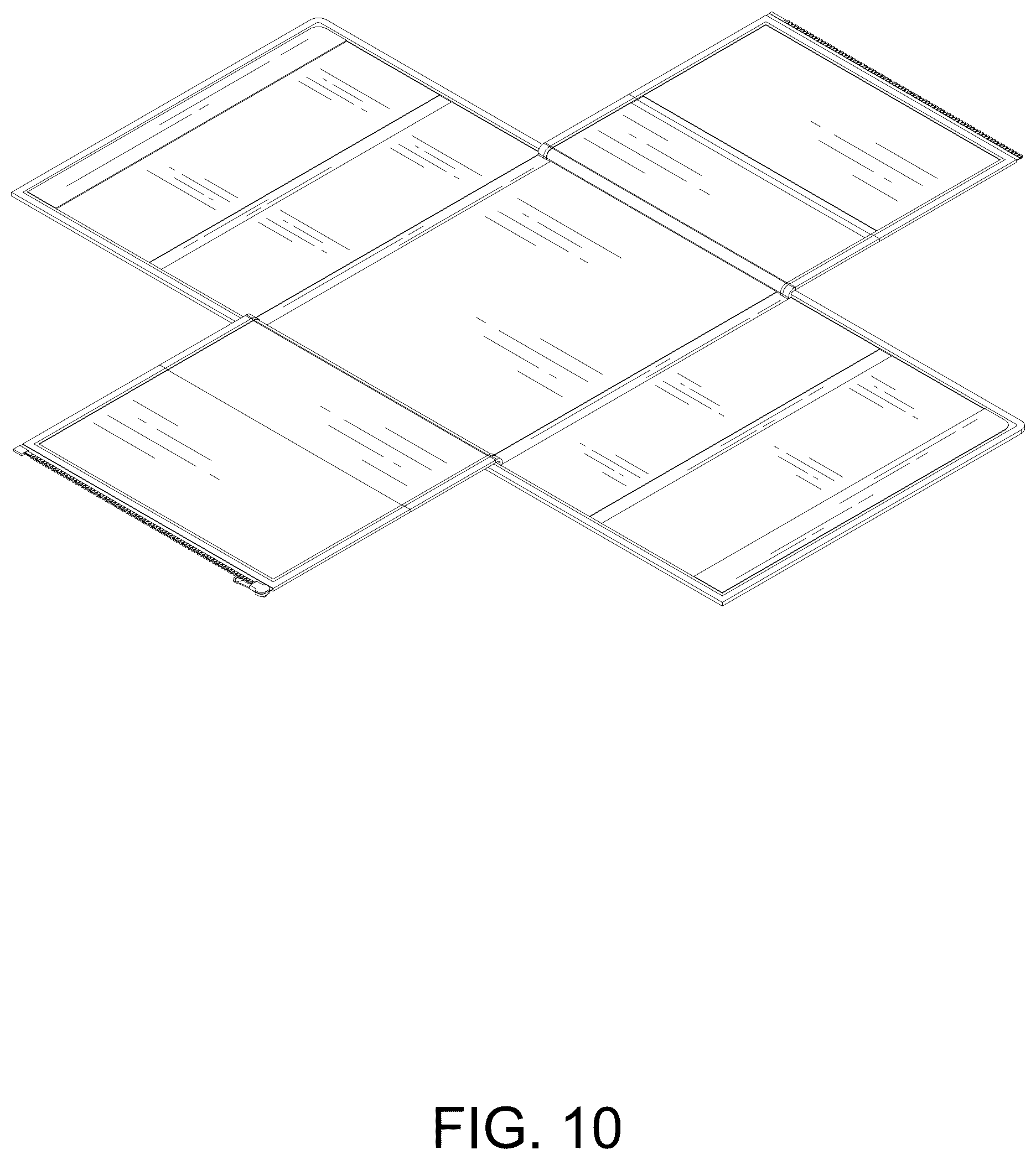 Patent USD1075302 Figure 10 – Foldable fabric storage box
