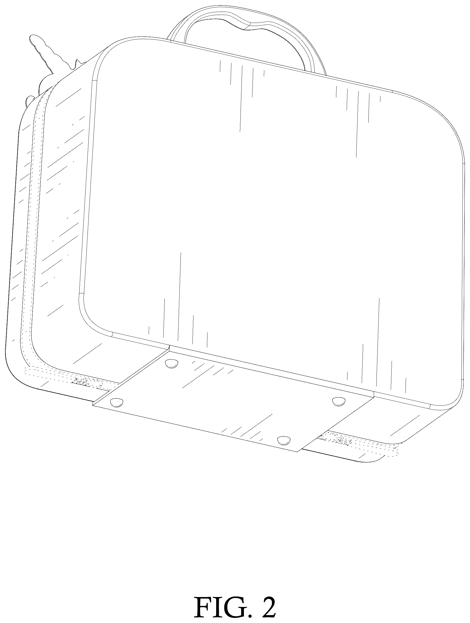 Patent USD1075304 Figure 2 – Makeup bag