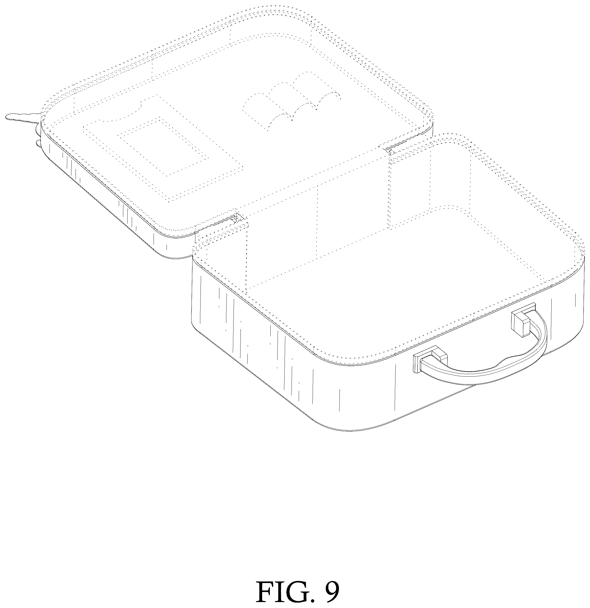 Patent USD1075304 Figure 9 – Makeup bag
