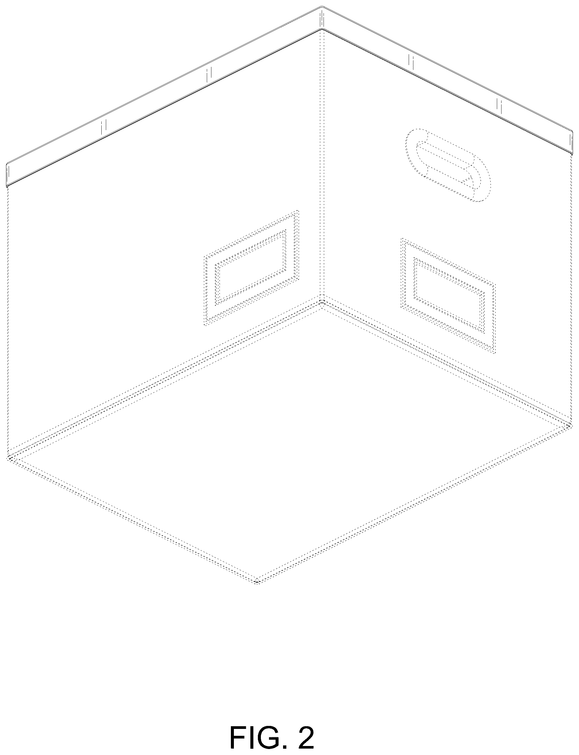 Patent USD1075305 Figure 2 – Storage box