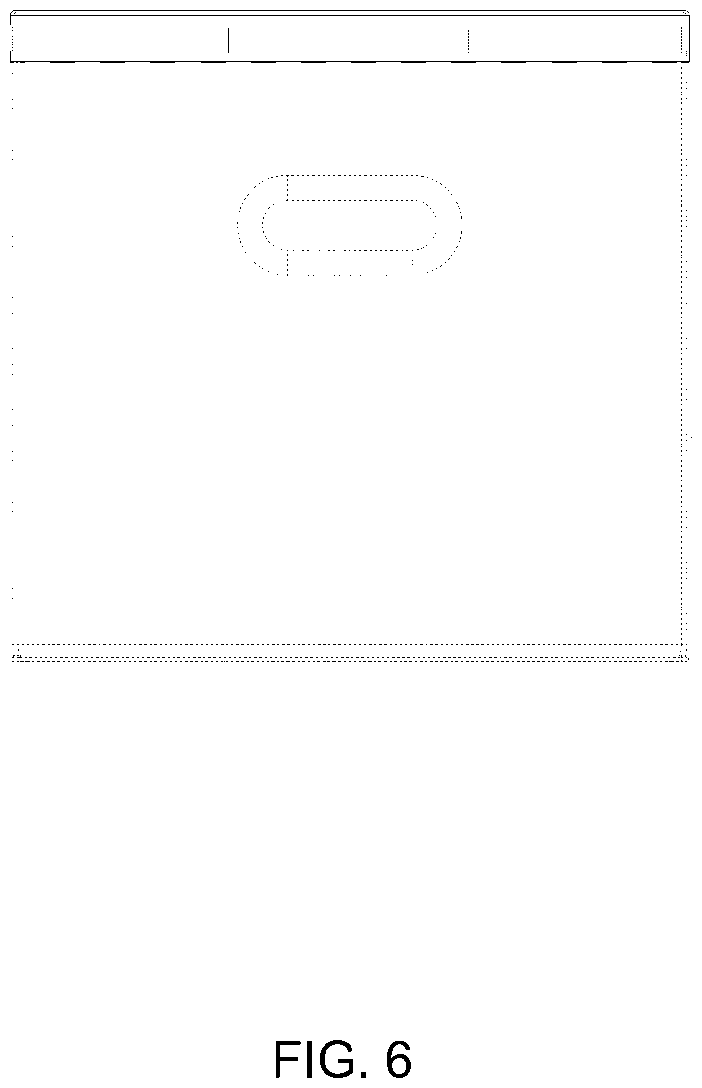 Patent USD1075305 Figure 6 – Storage box