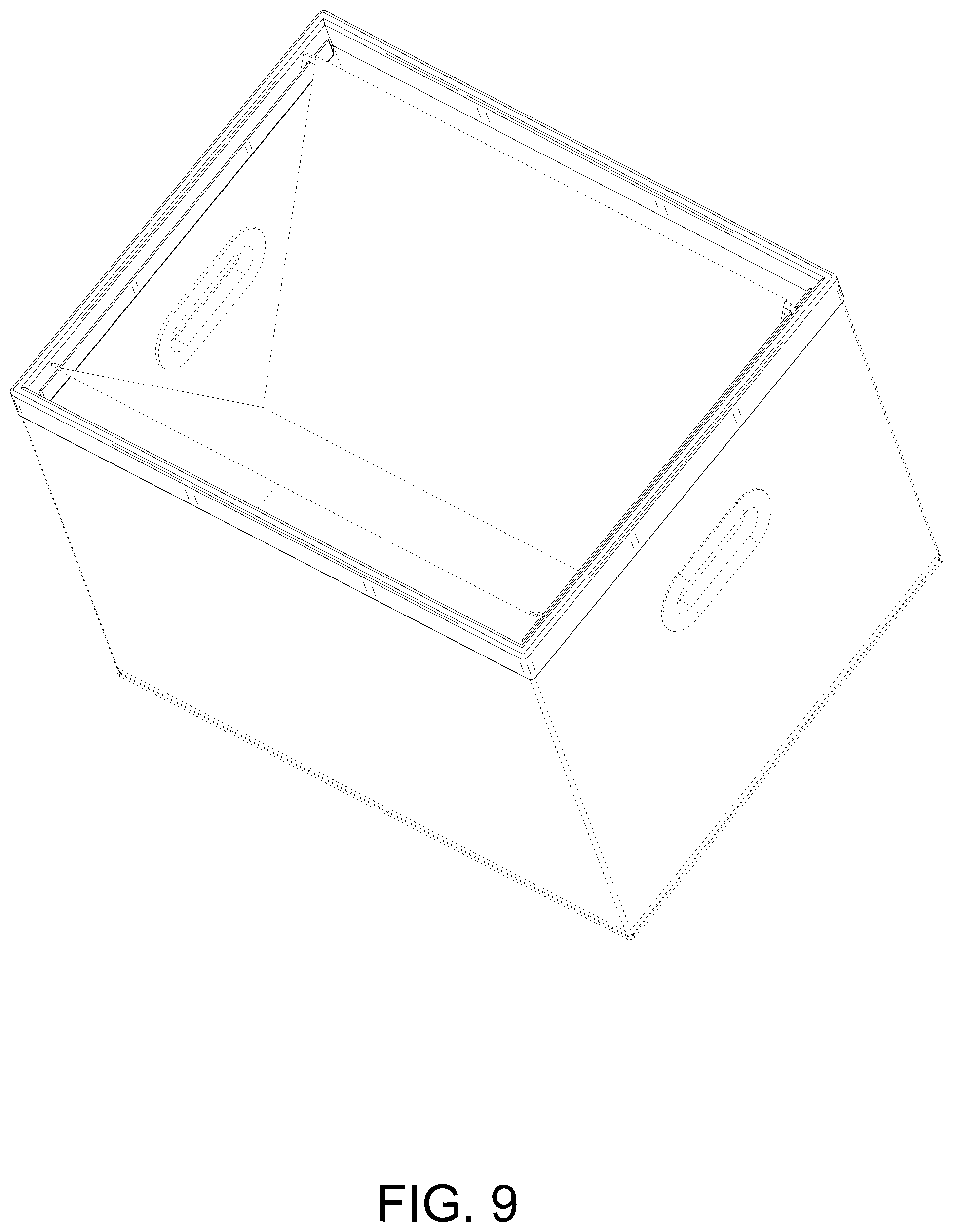 Patent USD1075305 Figure 9 – Storage box