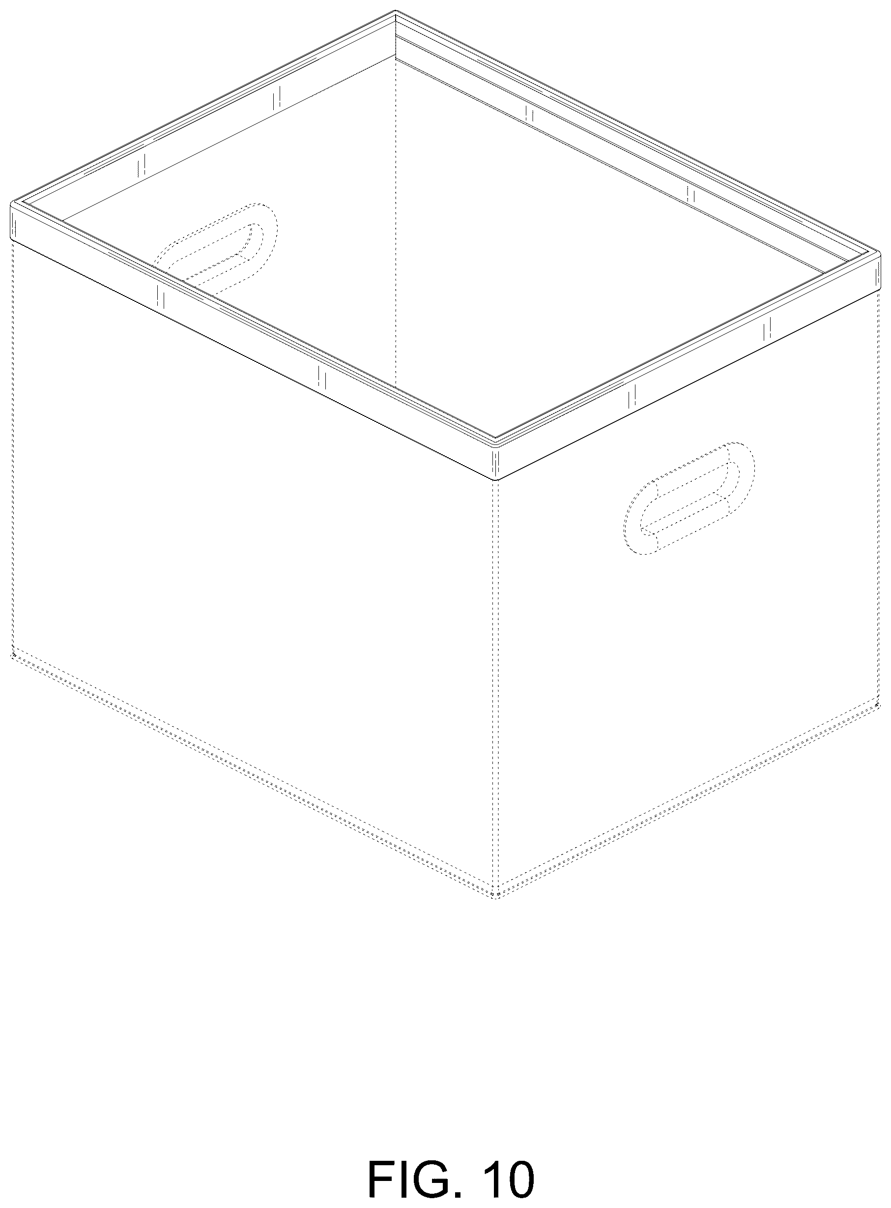 Patent USD1075305 Figure 10 – Storage box