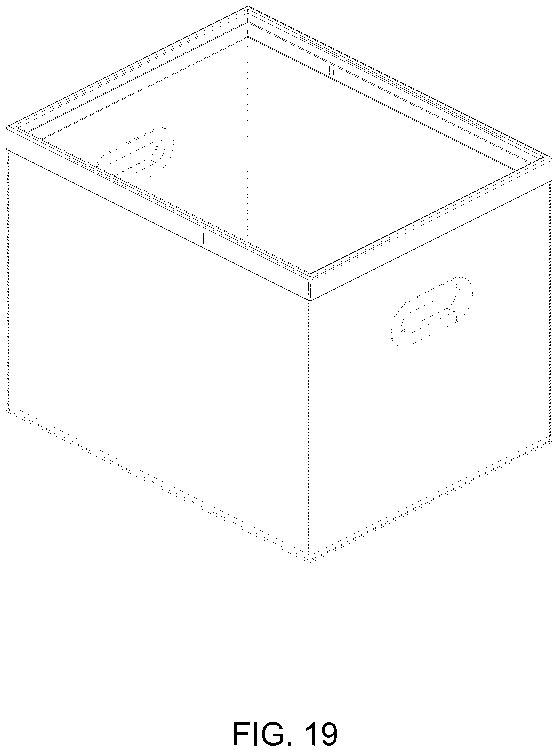 Patent USD1075305 Figure 19 – Storage box