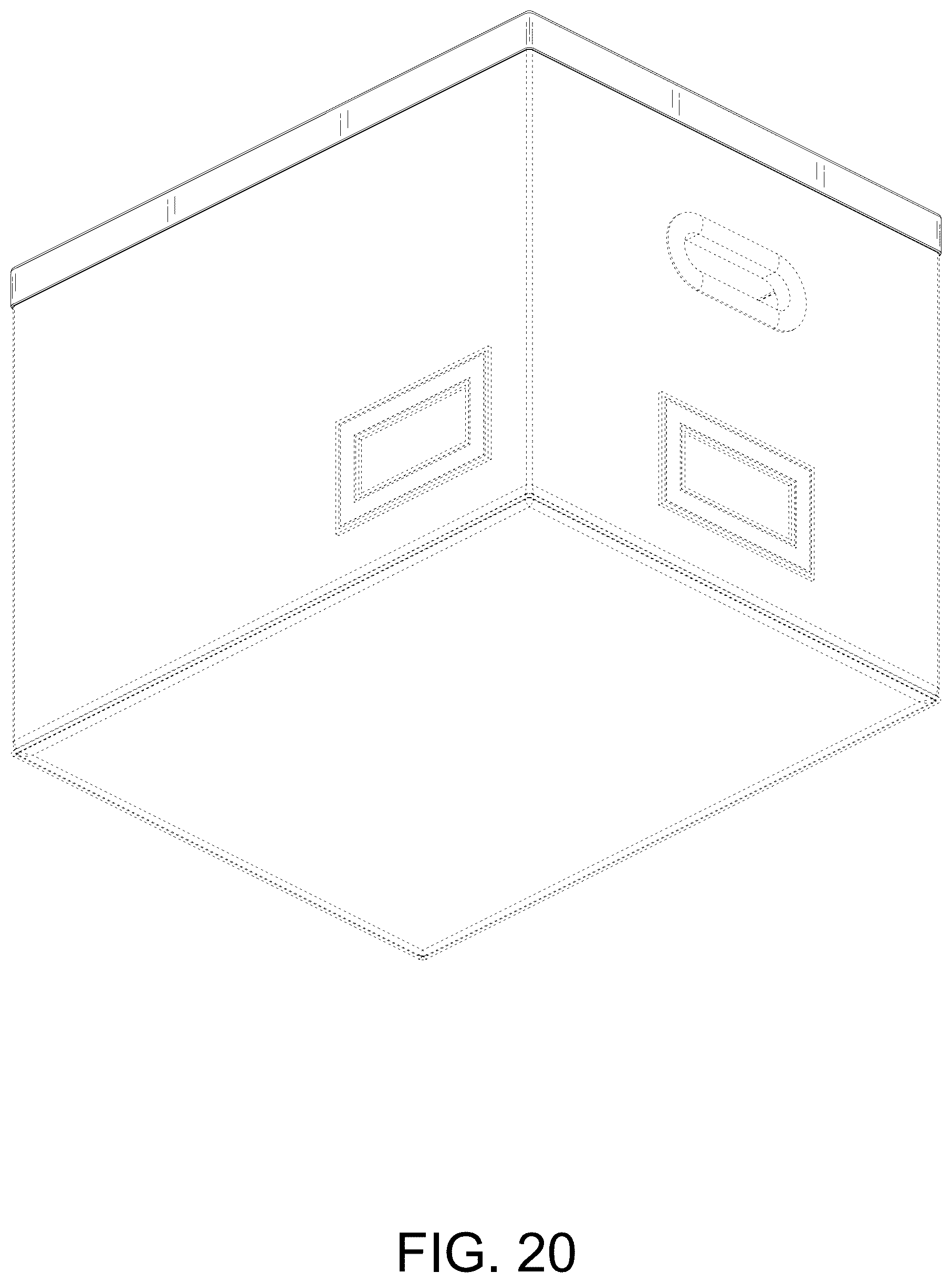 Patent USD1075305 Figure 20 – Storage box