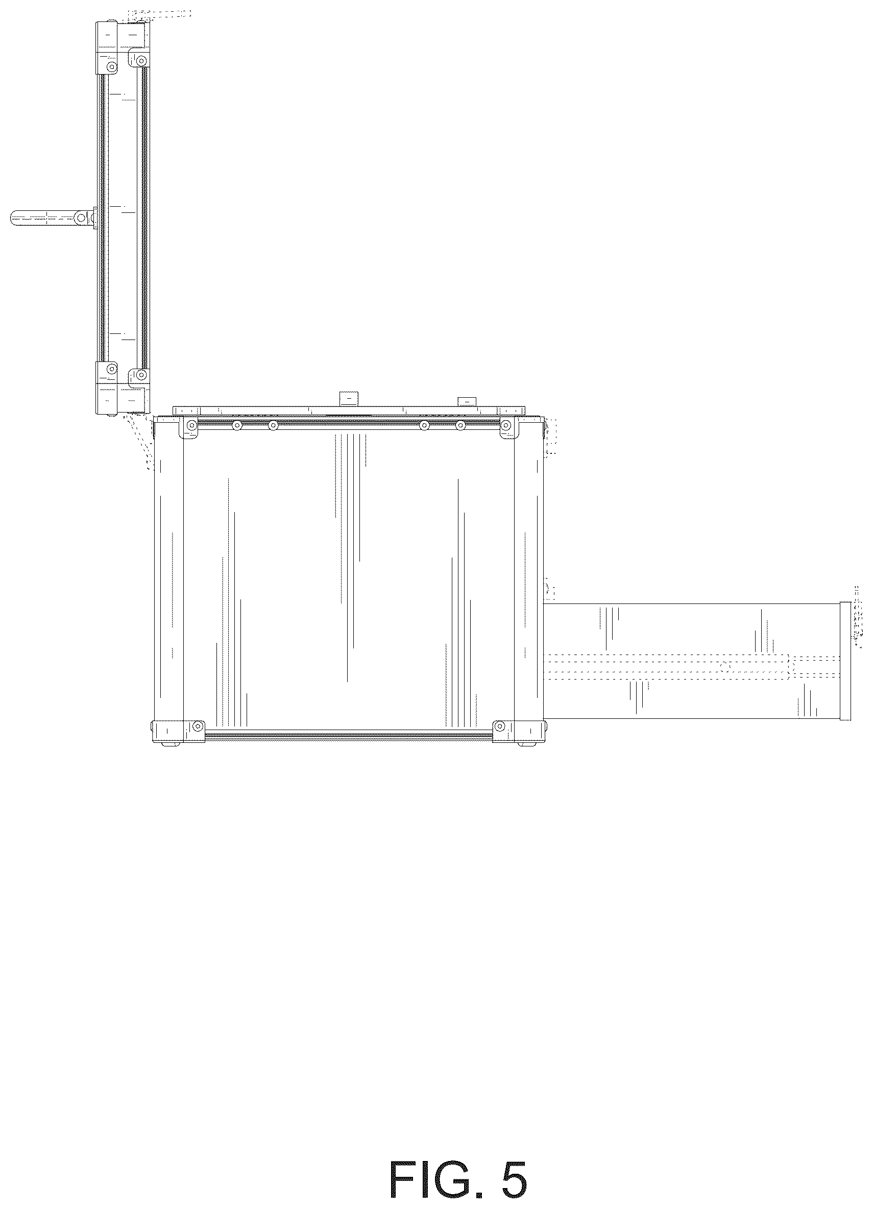 Patent USD1075307 Figure 5 – Makeup box with mirror and drawer