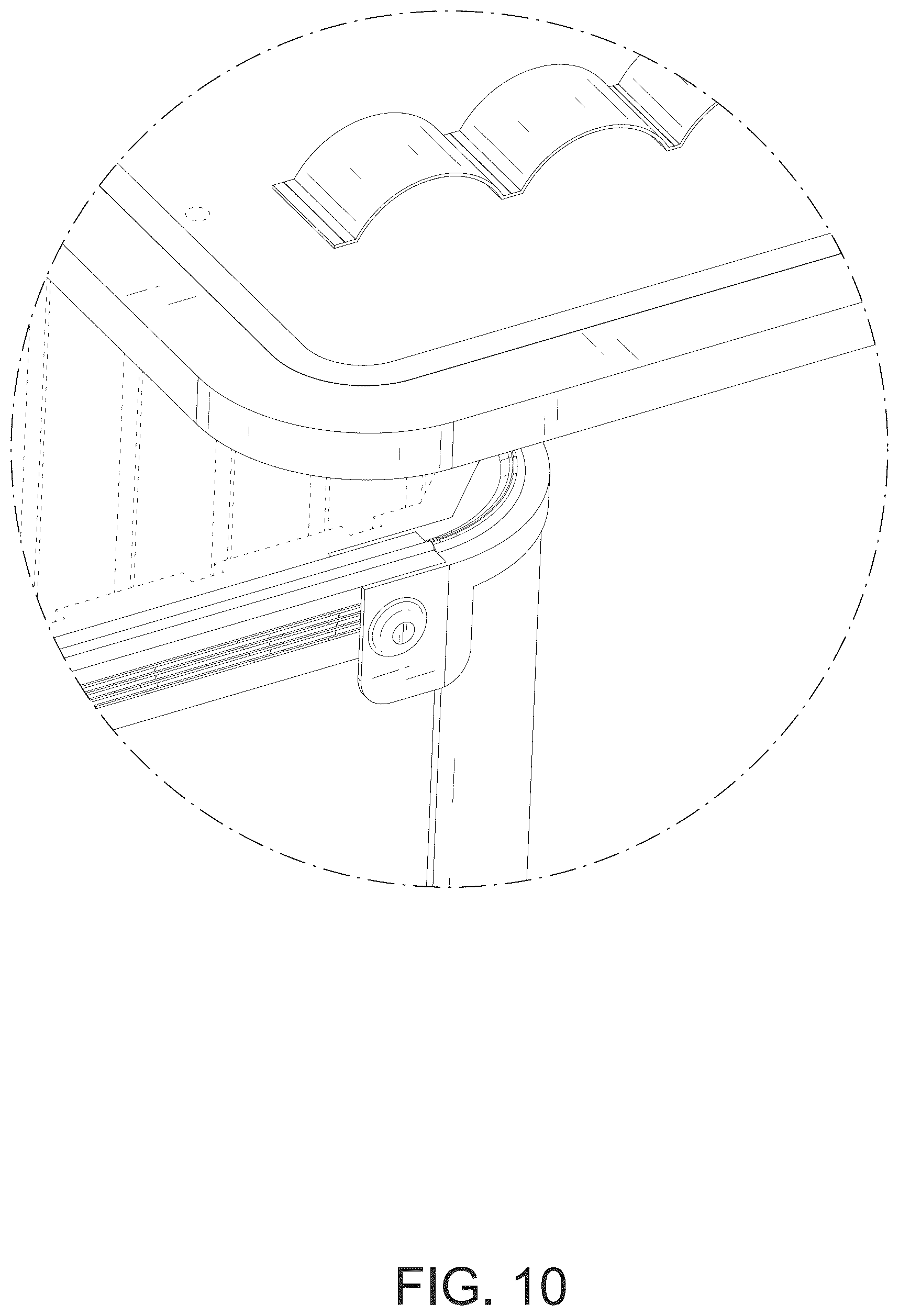 Patent USD1075307 Figure 10 – Makeup box with mirror and drawer