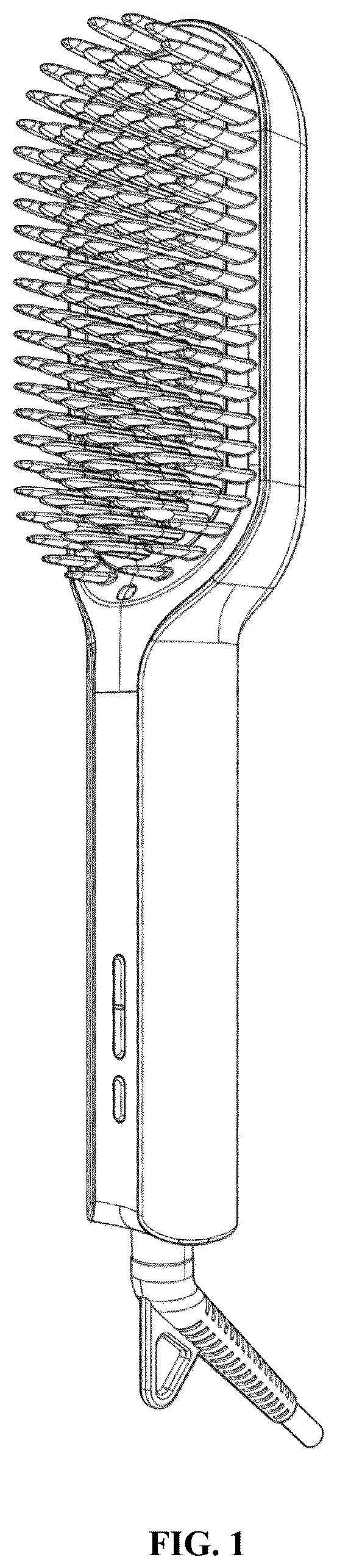 Patent USD1075308 — Negative ion straightener comb — Figure 1