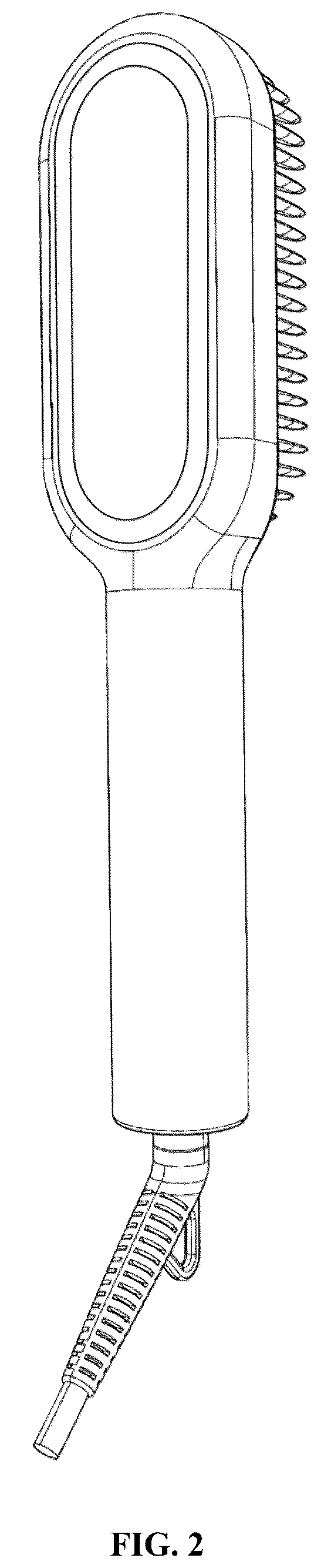 Patent USD1075308 Figure 2 – Negative ion straightener comb