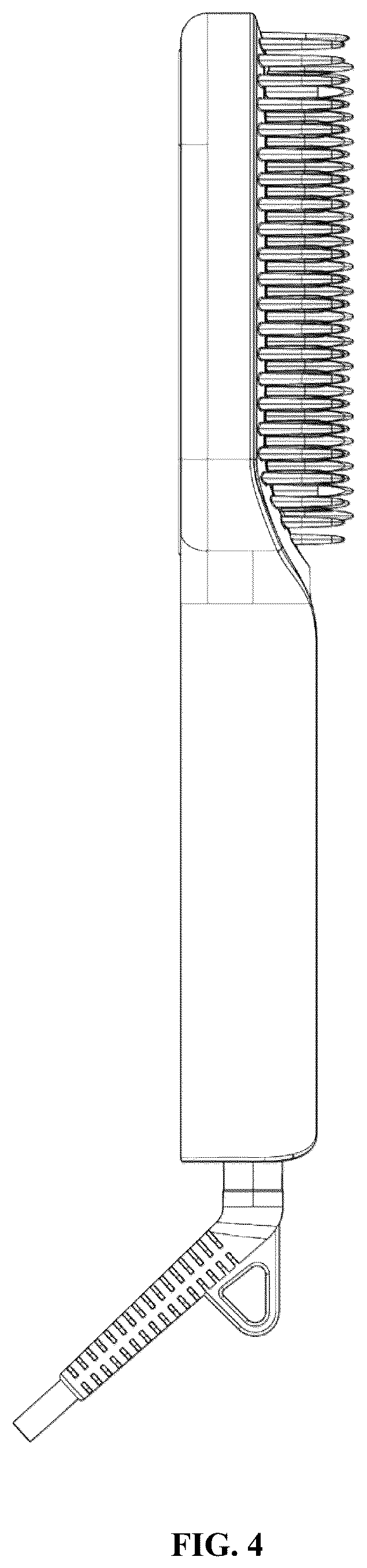Patent USD1075308 Figure 4 – Negative ion straightener comb