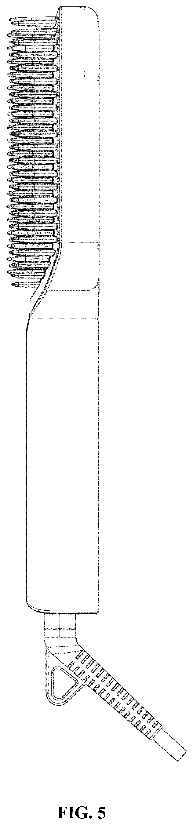 Patent USD1075308 Figure 5 – Negative ion straightener comb