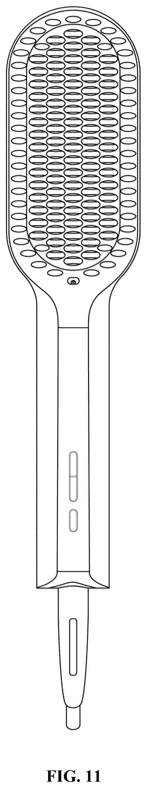 Patent USD1075308 Figure 11 – Negative ion straightener comb
