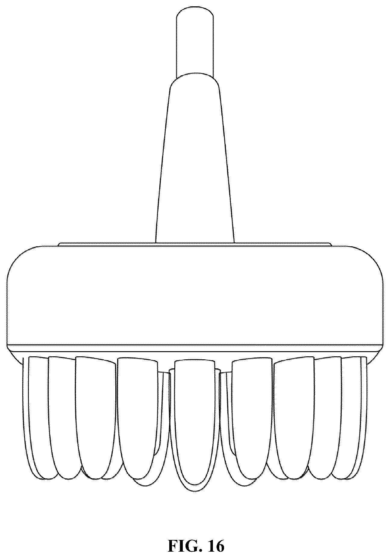 Patent USD1075308 Figure 16 – Negative ion straightener comb