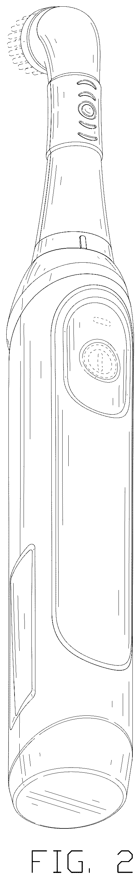 Patent USD1075309 Figure 2 – Cleaning brush