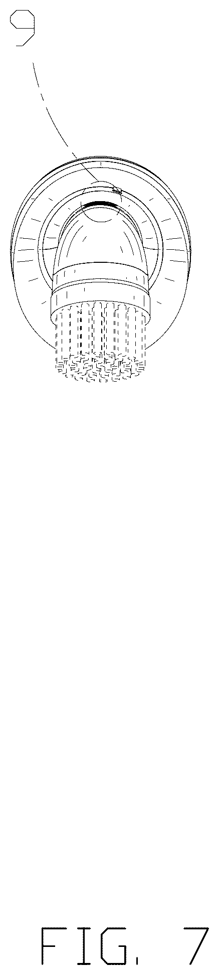 Patent USD1075309 Figure 7 – Cleaning brush
