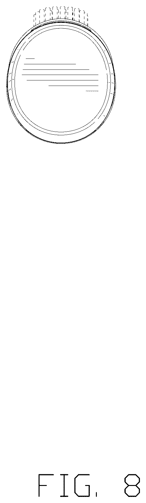 Patent USD1075309 Figure 8 – Cleaning brush