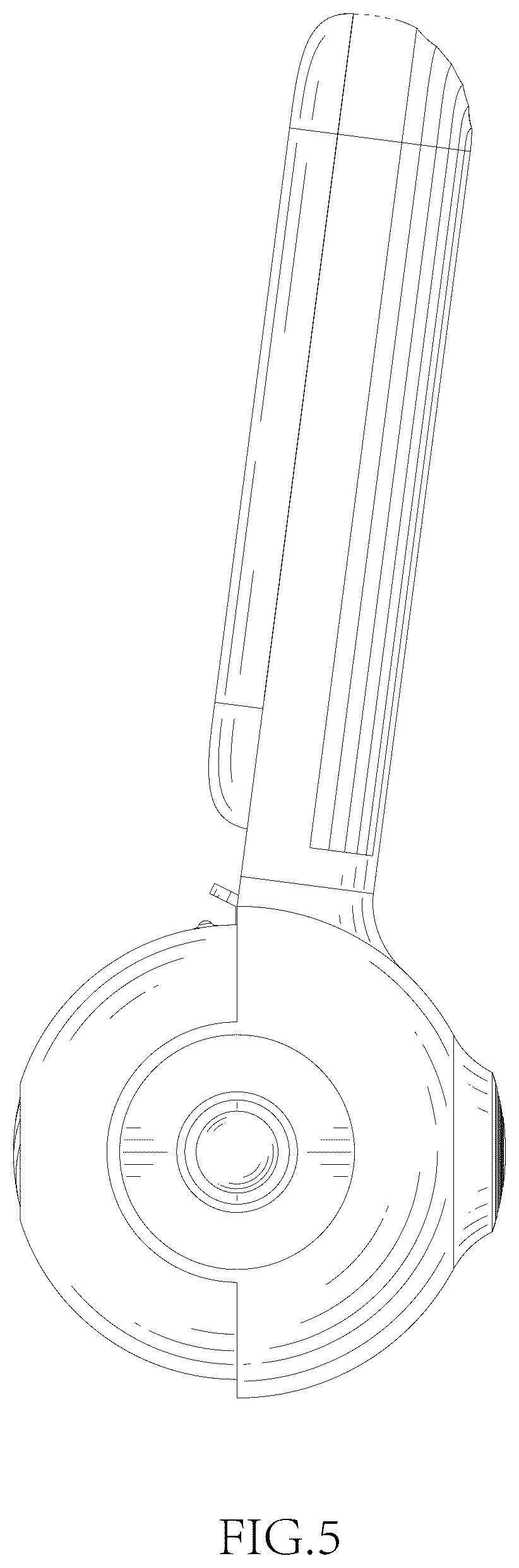Patent USD1075310 Figure 5 – Lint roller