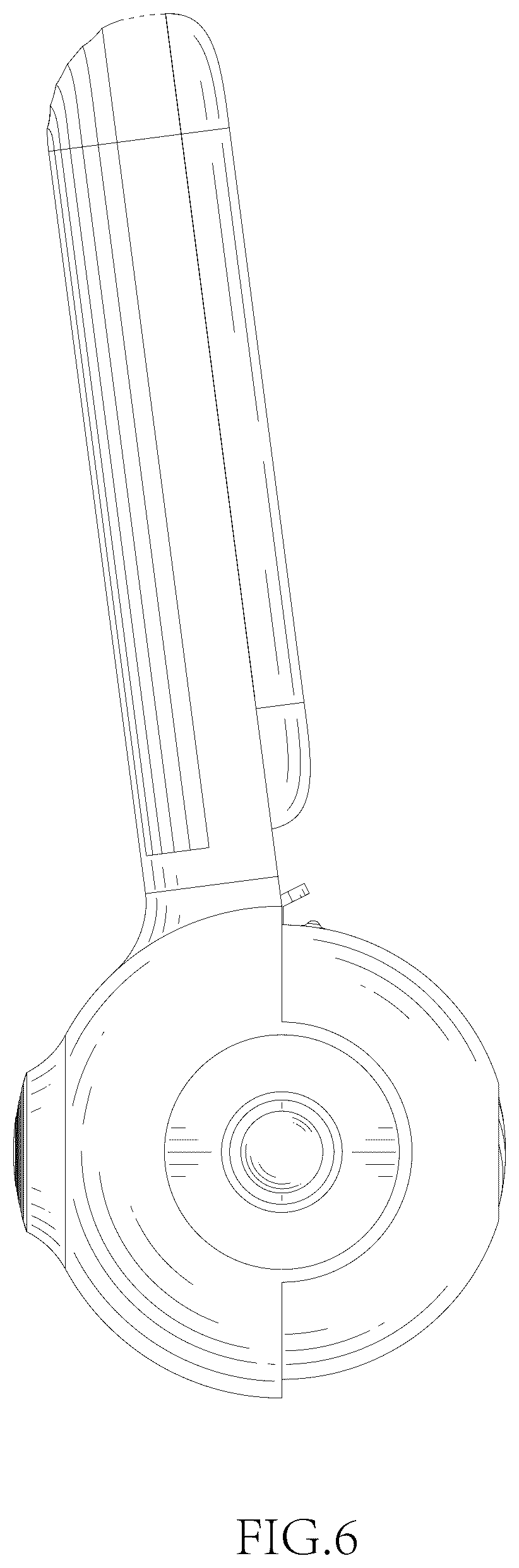 Patent USD1075310 Figure 6 – Lint roller