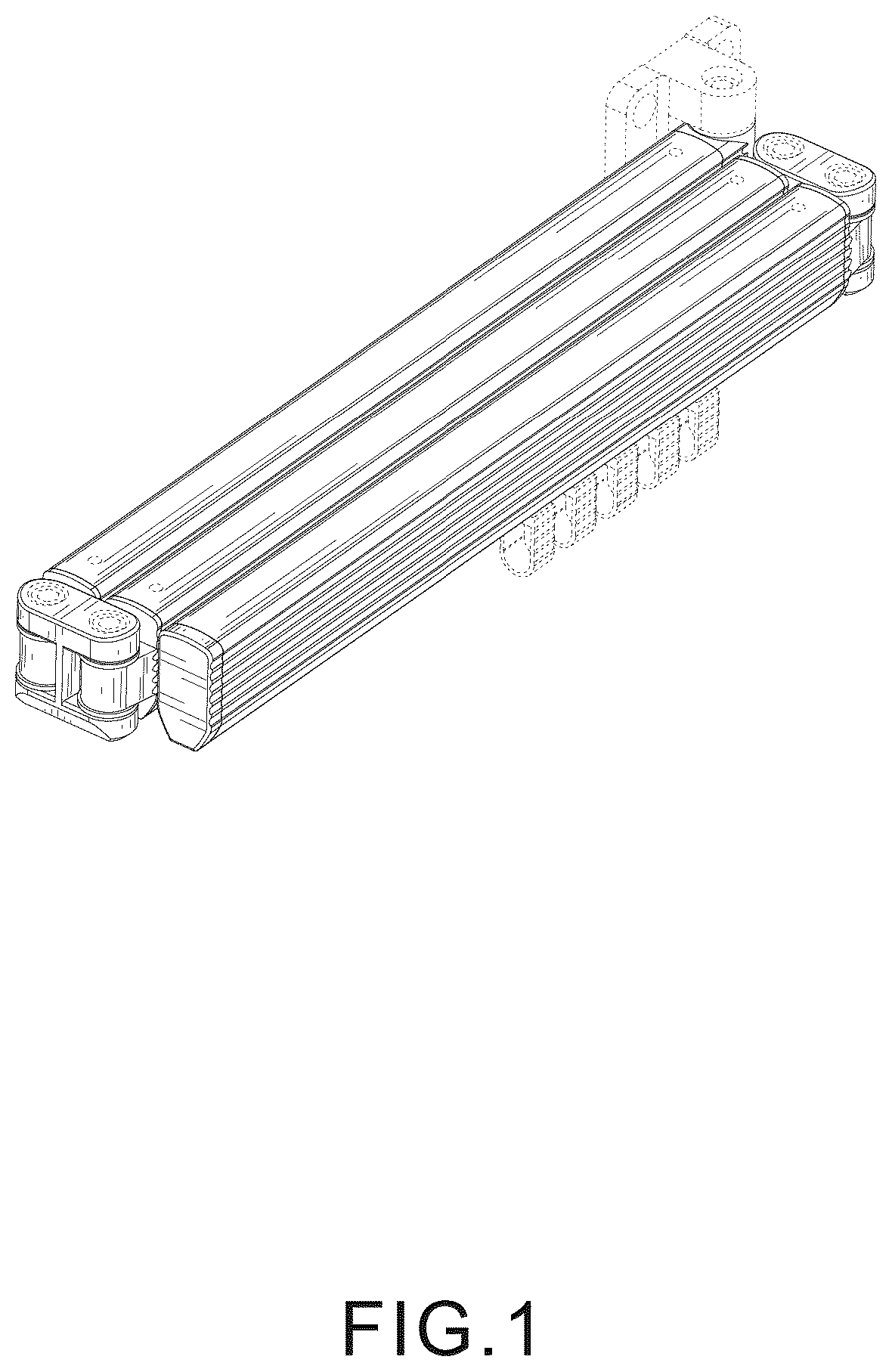 Patent USD1075317 Figure 1 – Clothes rack