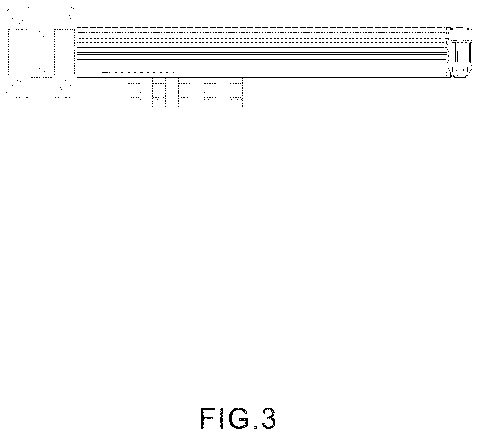 Patent USD1075317 Figure 3 – Clothes rack