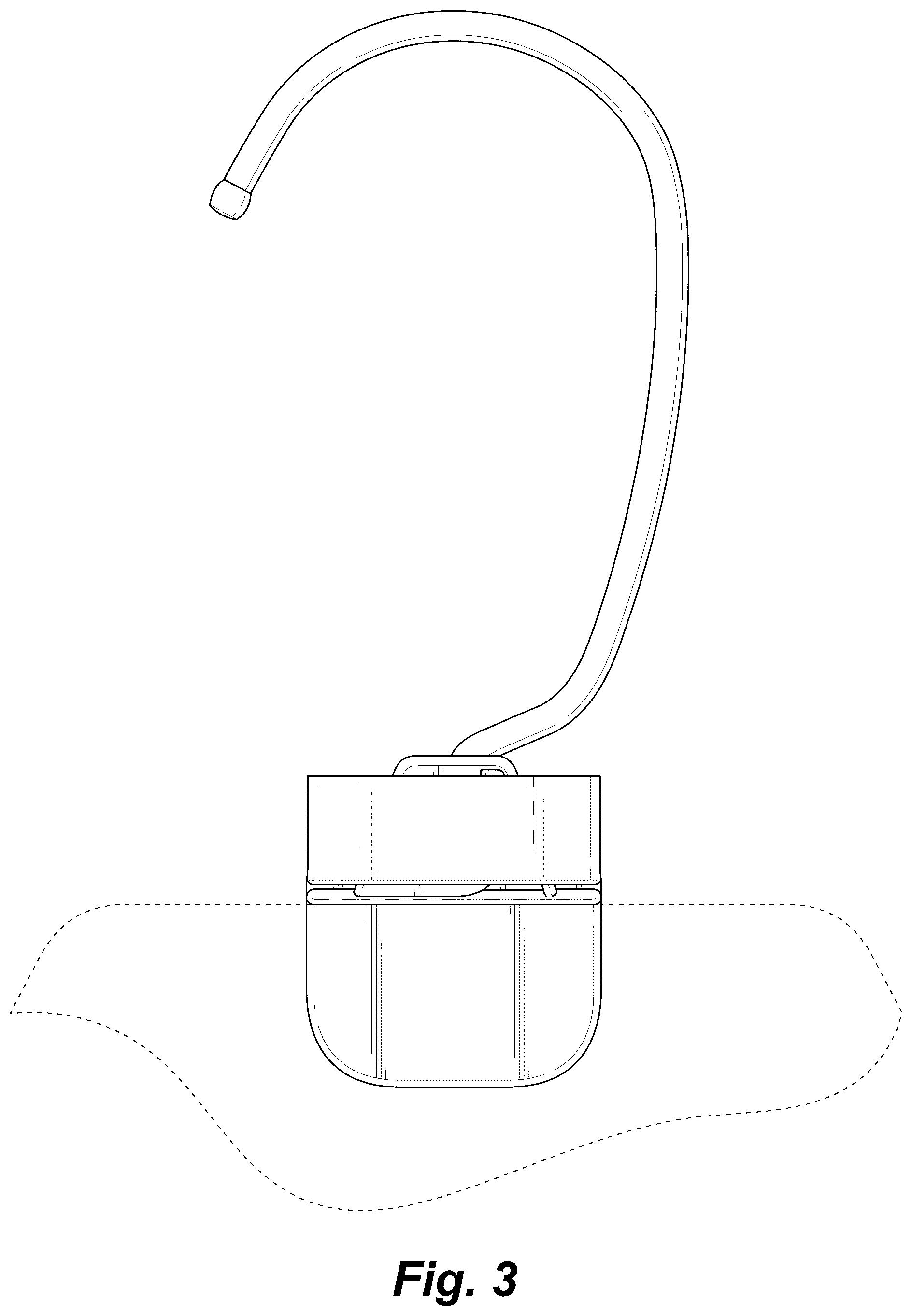 Patent USD1075319 Figure 3 – Collapsible metal hook for paper hanger