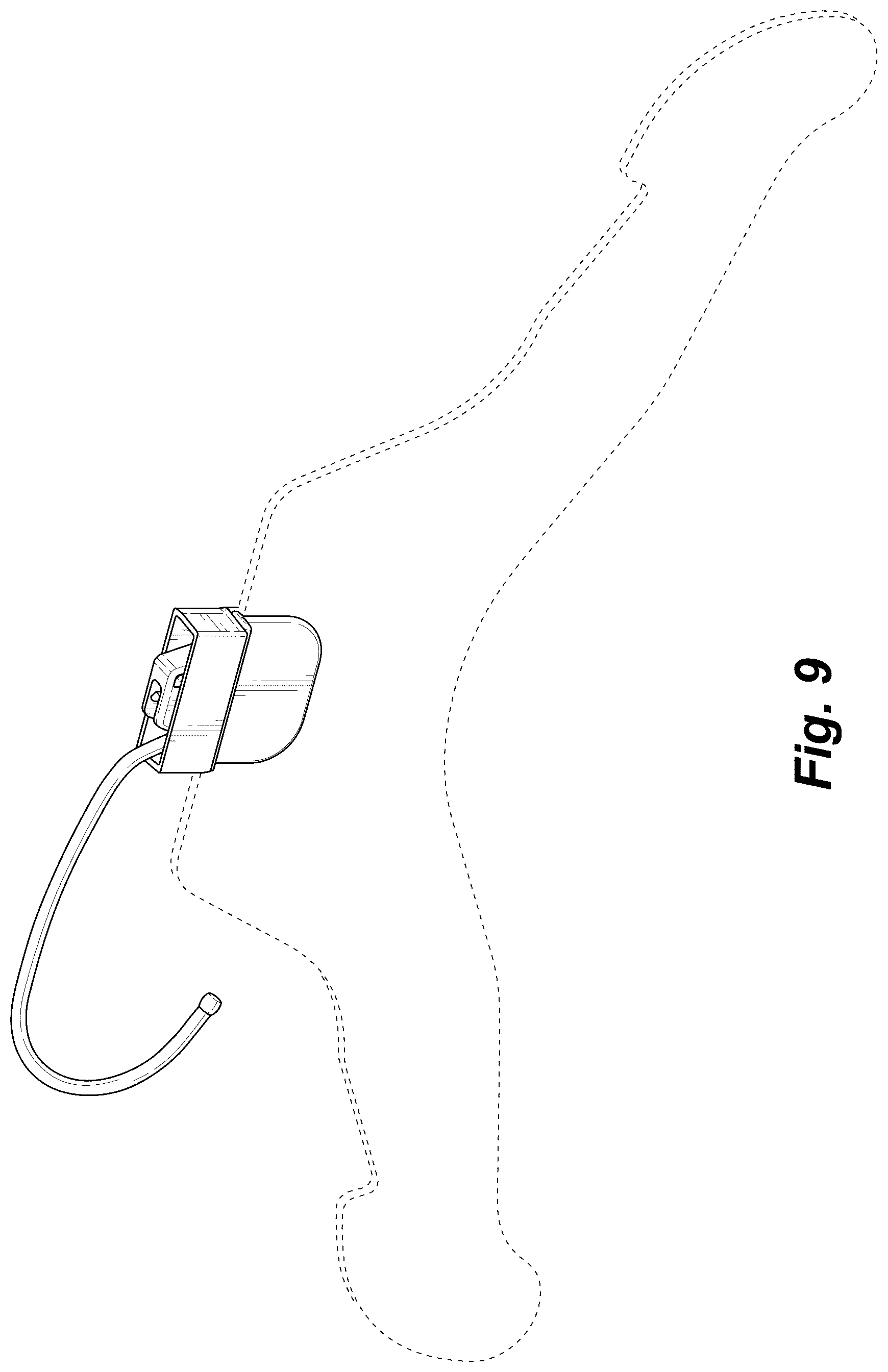 Patent USD1075319 Figure 7 – Collapsible metal hook for paper hanger