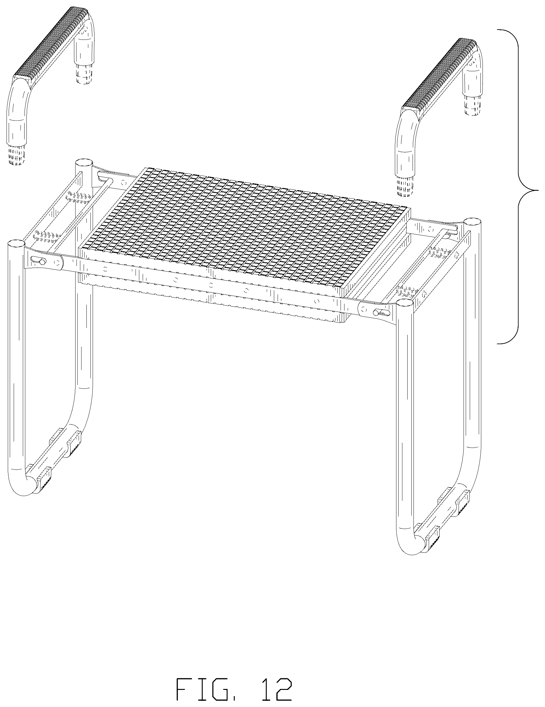Patent USD1075320 Figure 12 – Folding chair