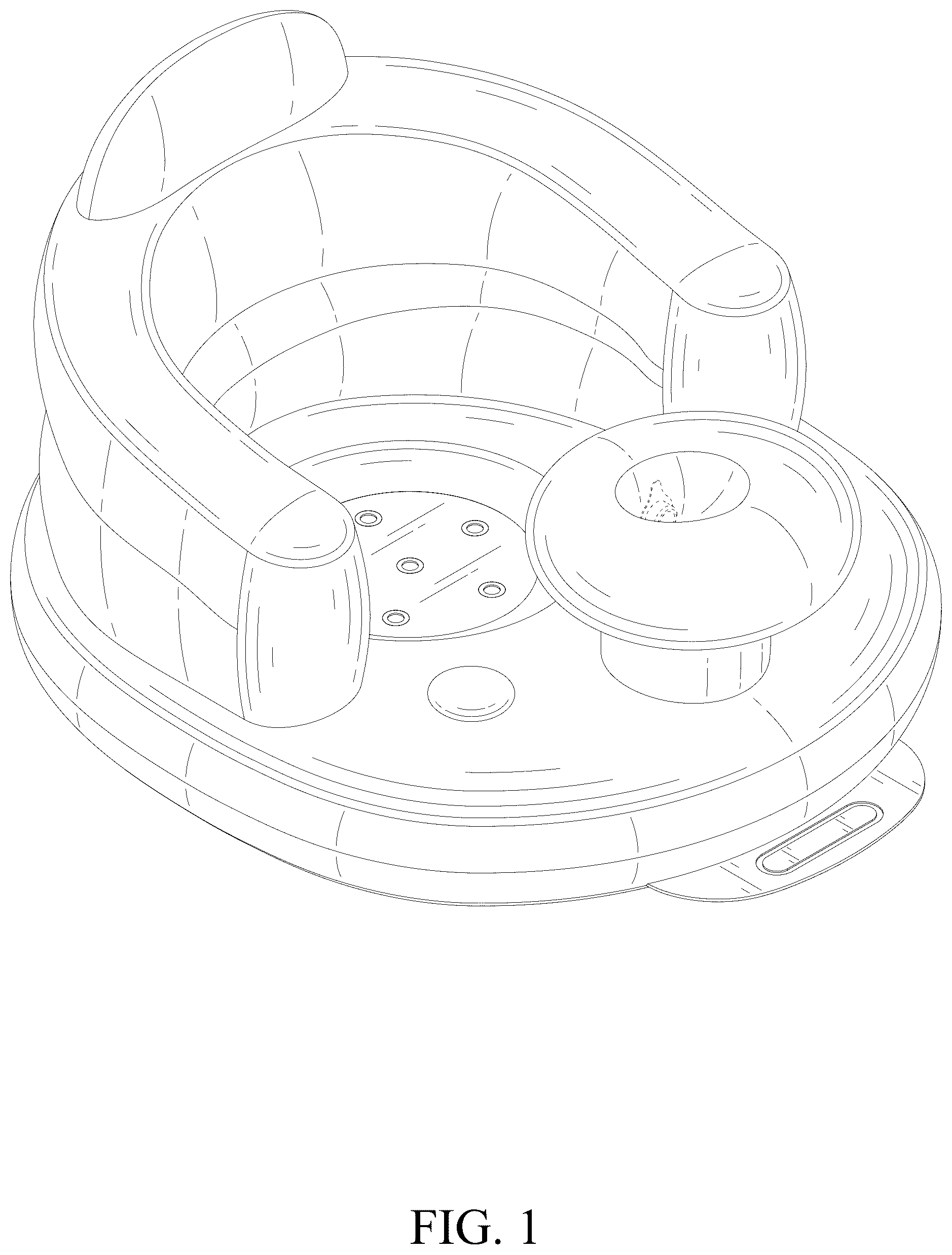 Patent USD1075321 — Soft chair — Figure 1