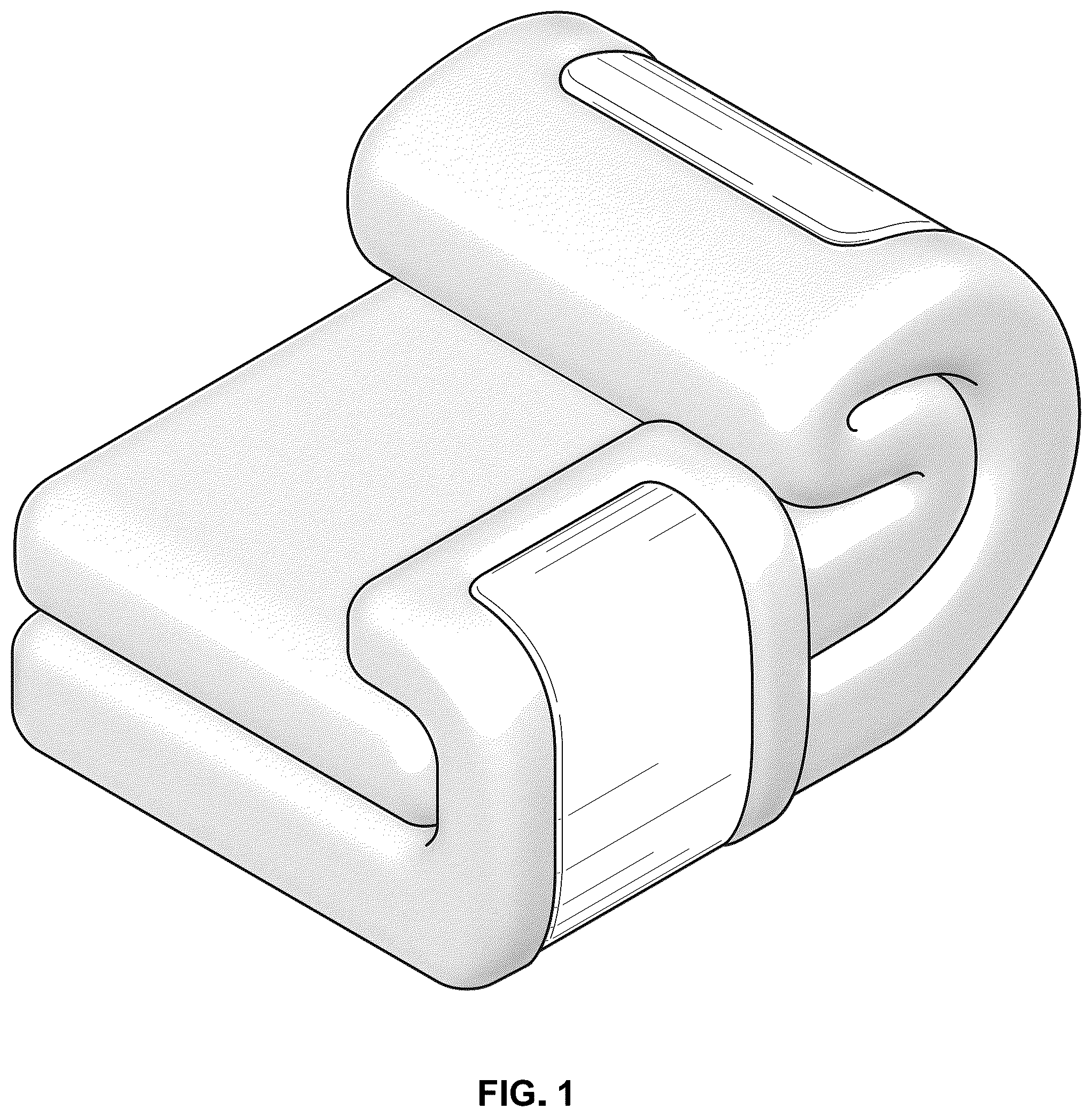 Patent USD1075322 Figure 1 – Seating unit