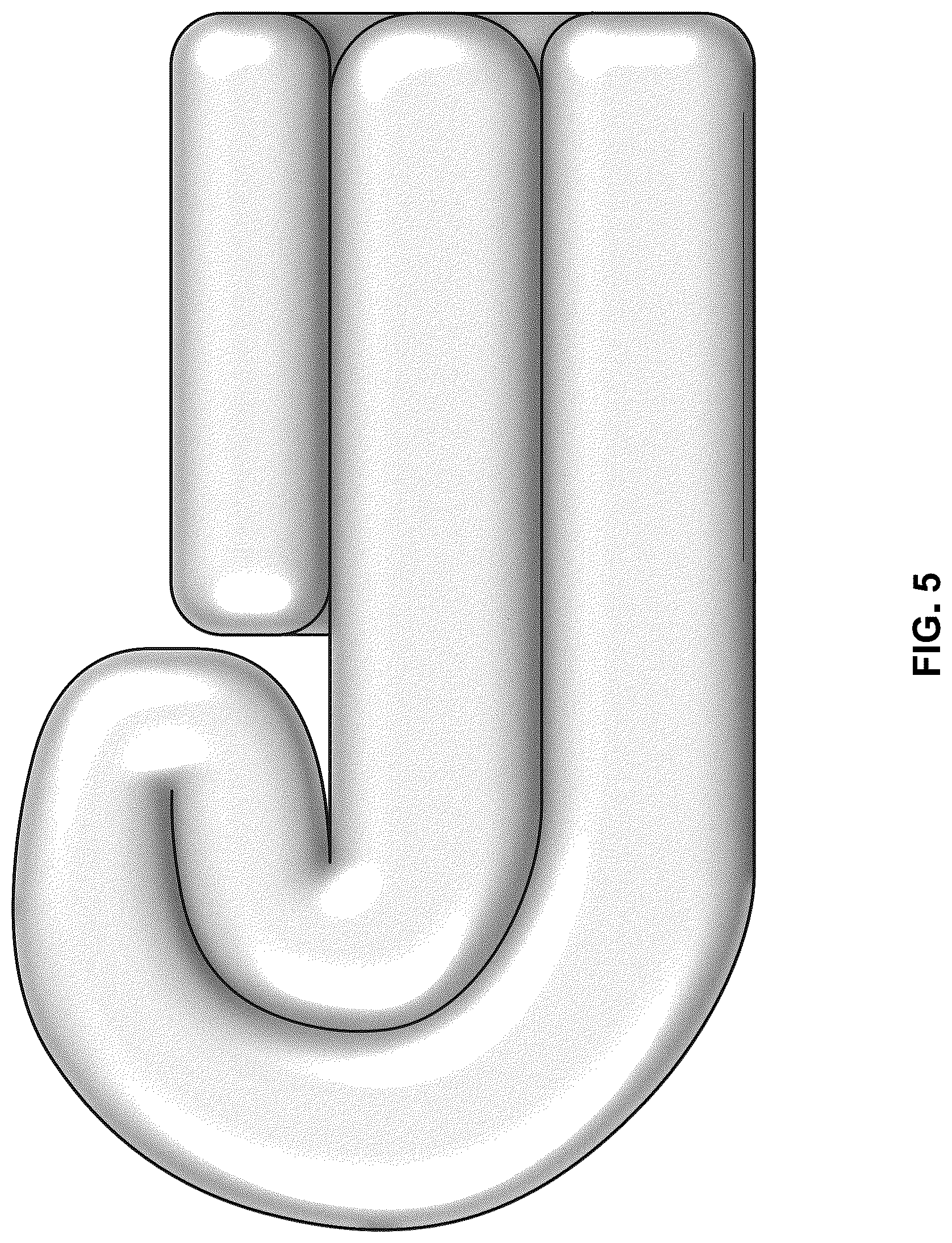 Patent USD1075322 Figure 5 – Seating unit