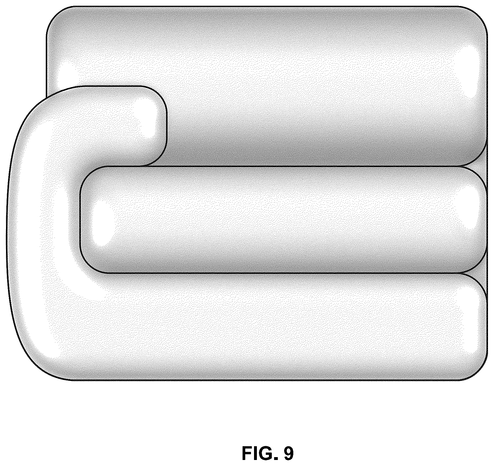 Patent USD1075322 Figure 9 – Seating unit