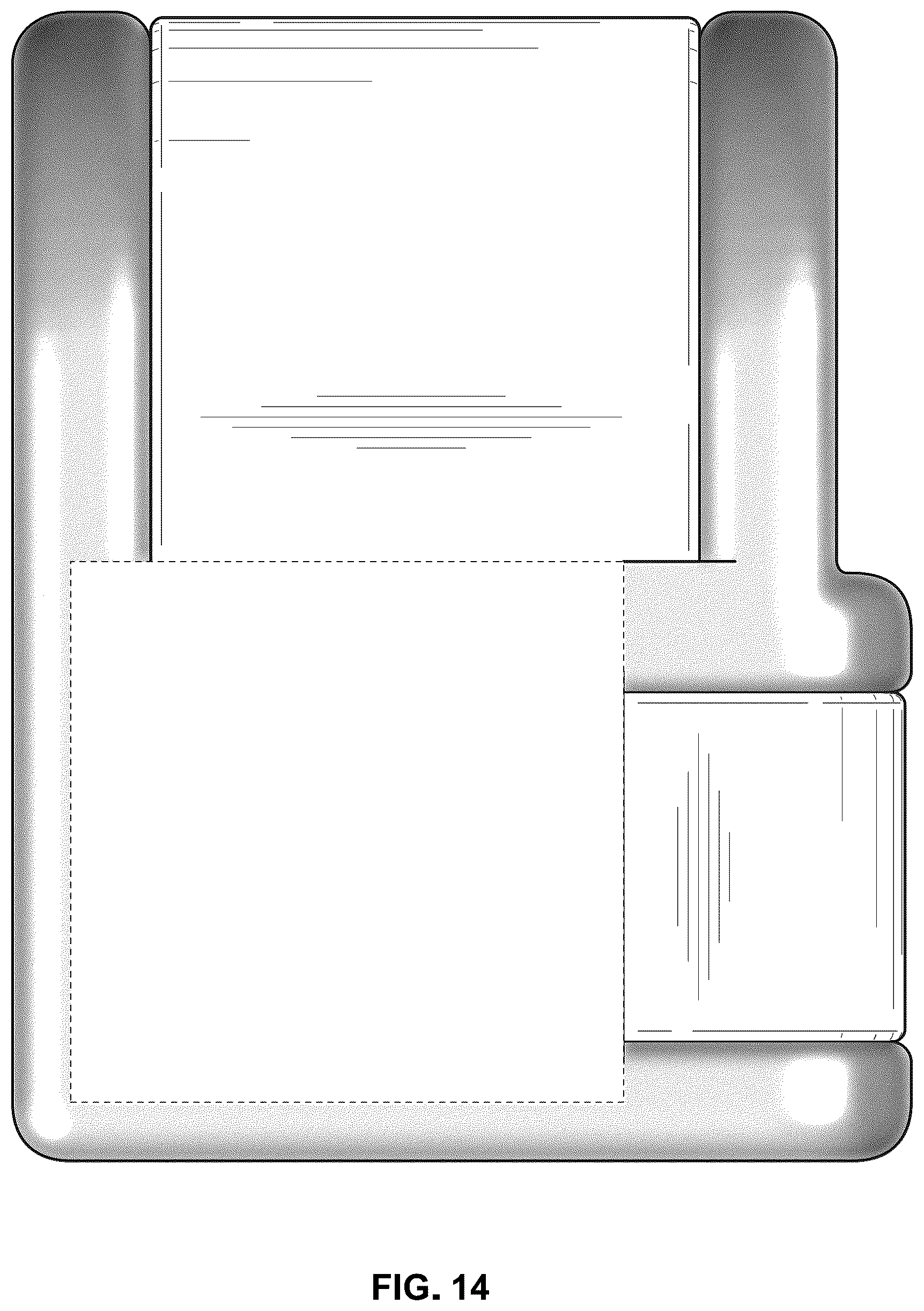 Patent USD1075322 Figure 14 – Seating unit