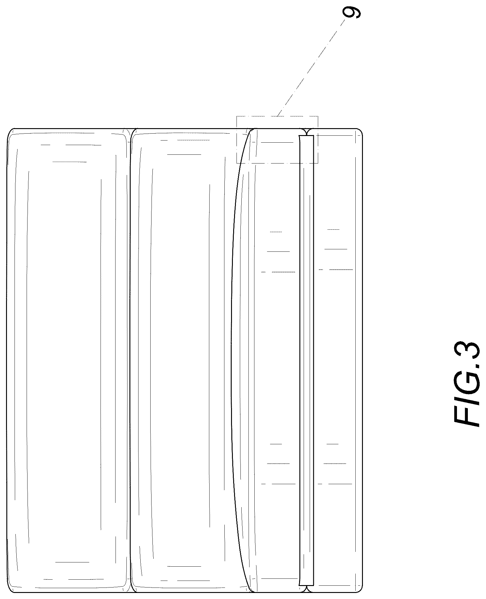 Patent USD1075324 Figure 3 – Foldable cushion