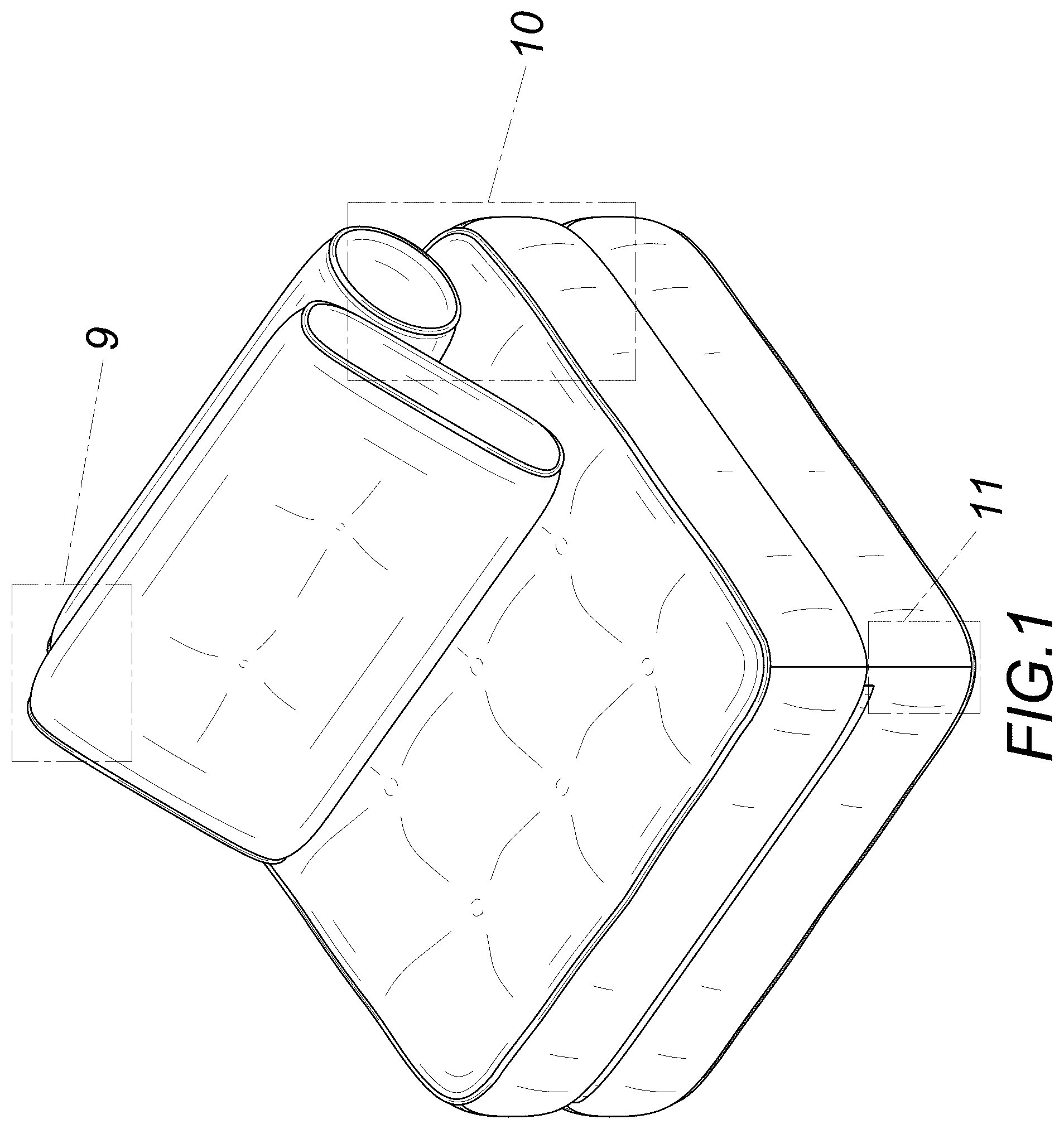 Patent USD1075325 Figure 1 – Sofa