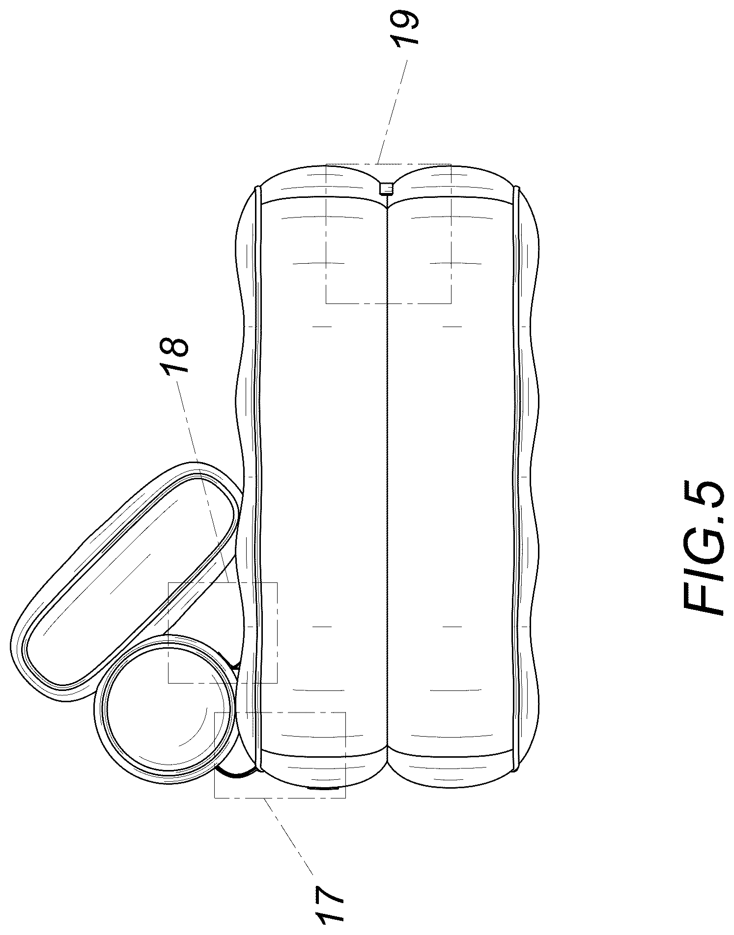 Patent USD1075325 Figure 5 – Sofa