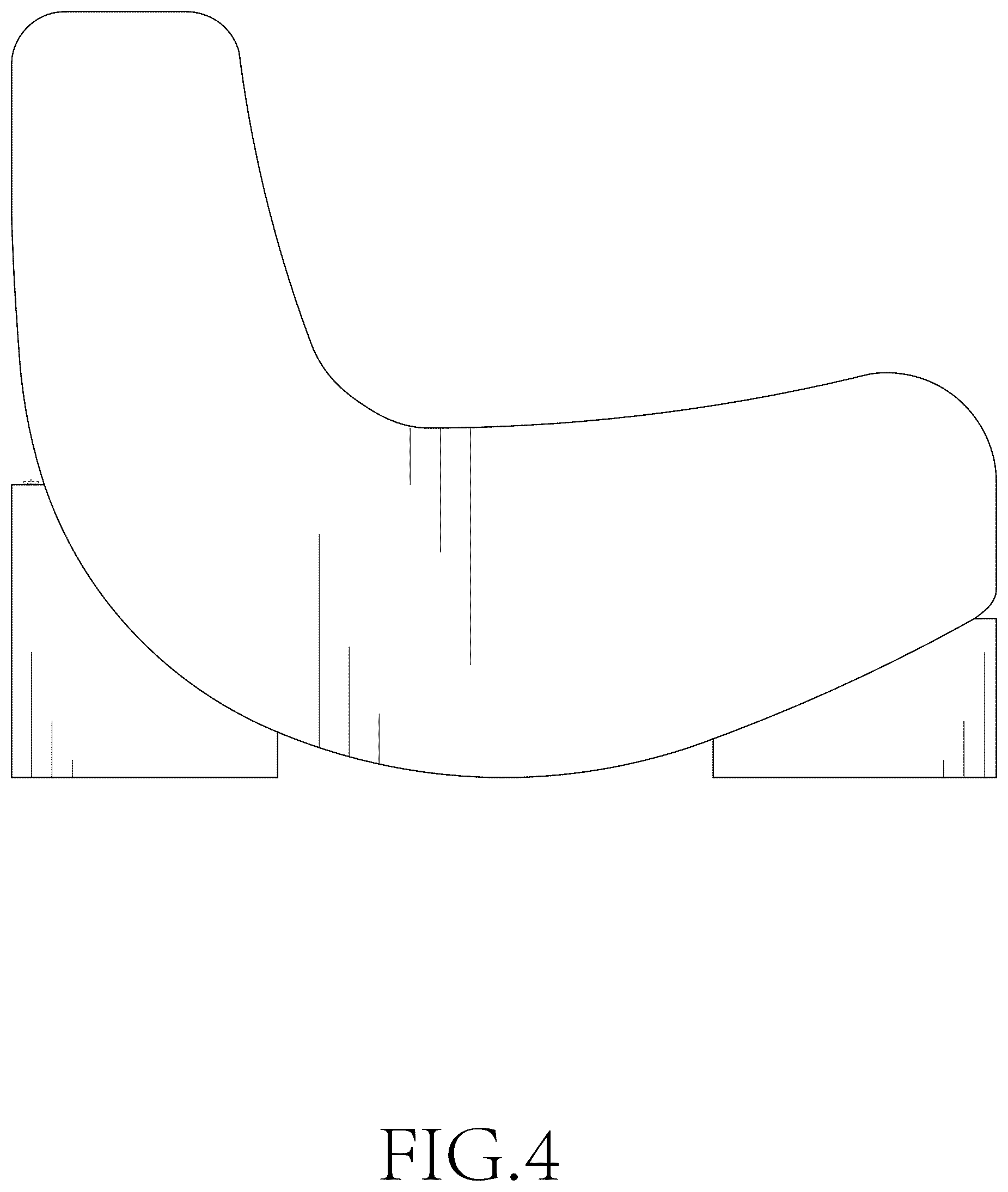 Patent USD1075328 Figure 4 – Rocking chair