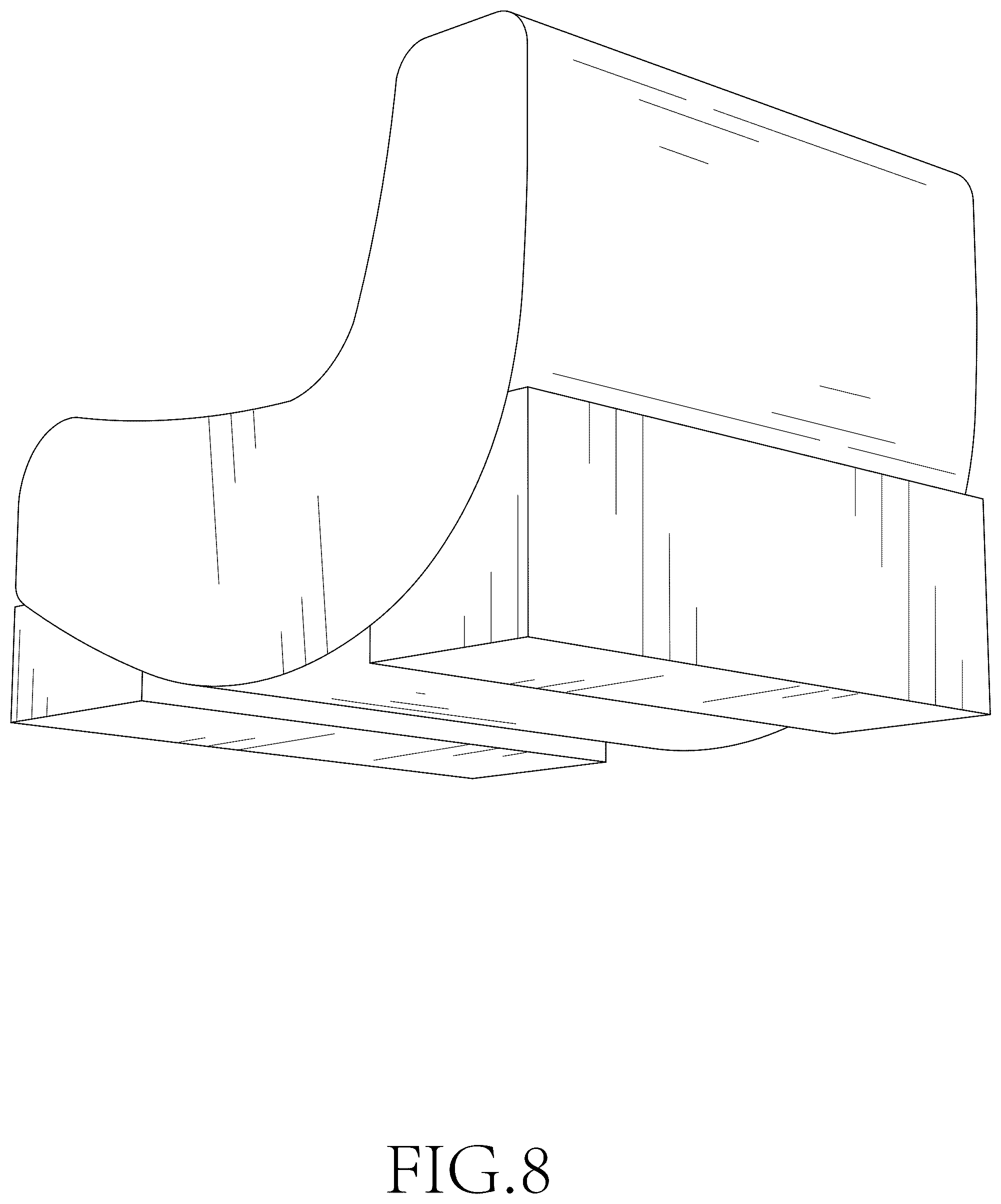 Patent USD1075328 Figure 8 – Rocking chair