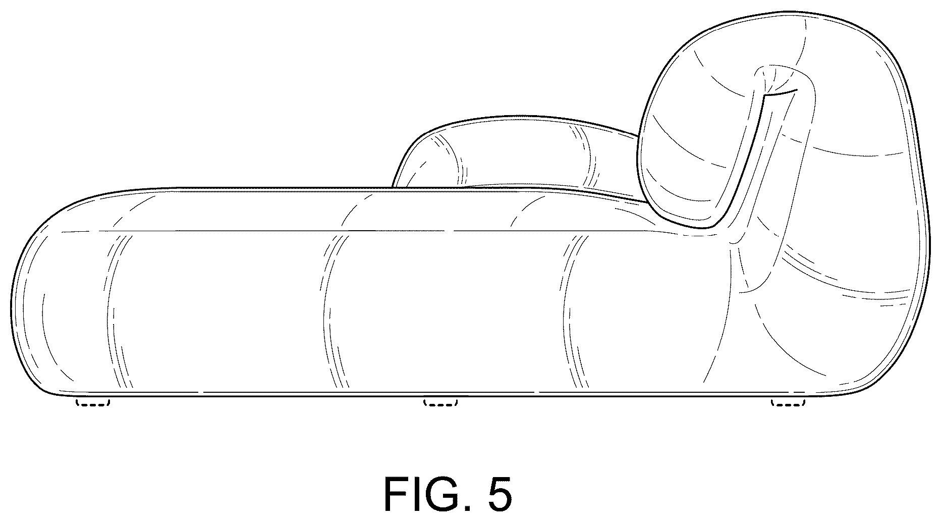 Patent USD1075330 Figure 5 – Chaise sofa