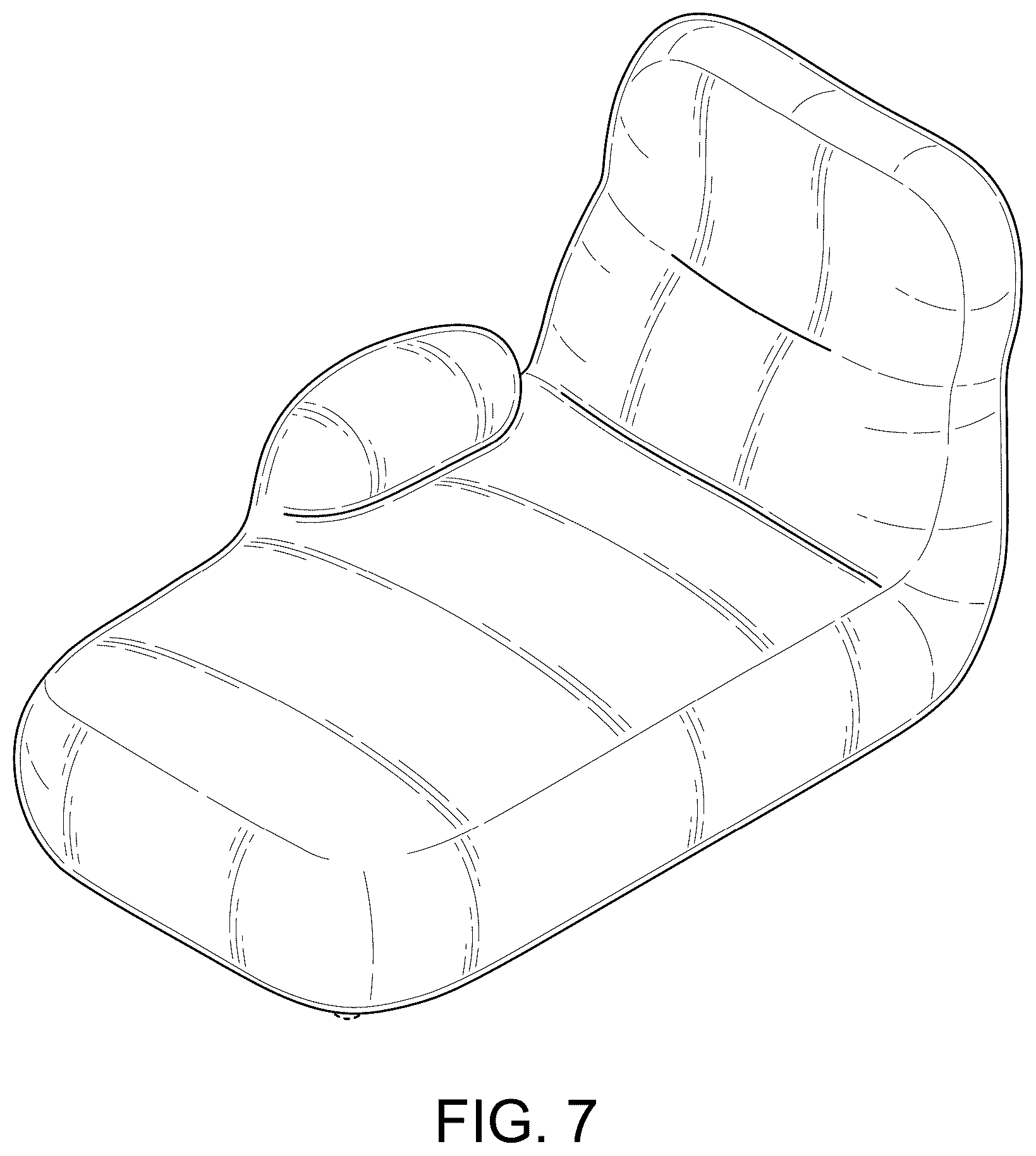 Patent USD1075330 Figure 7 – Chaise sofa