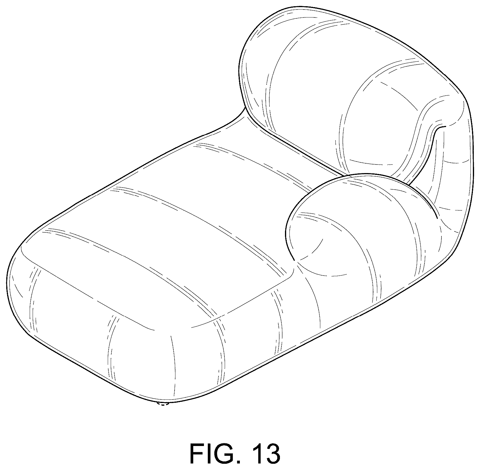 Patent USD1075330 Figure 13 – Chaise sofa