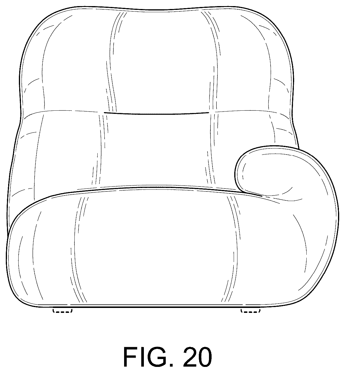Patent USD1075330 Figure 20 – Chaise sofa