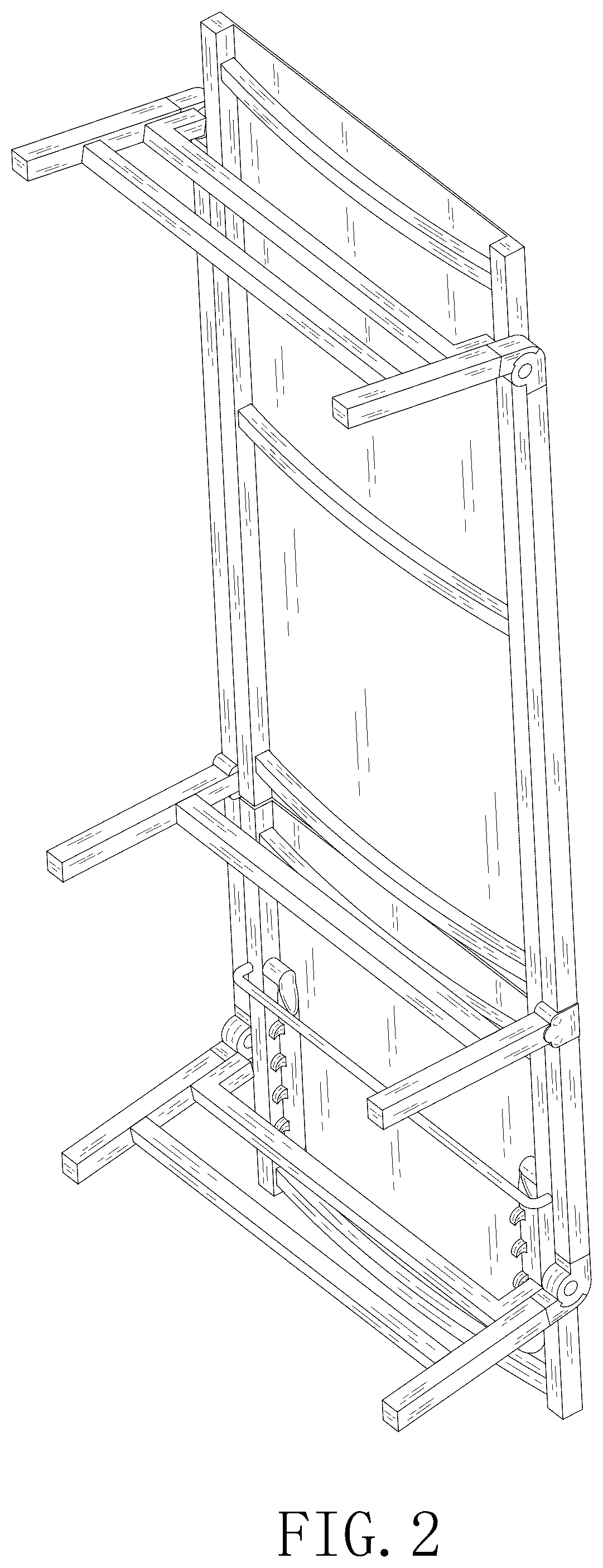 Patent USD1075331 Figure 2 – Outdoor chaise lounge
