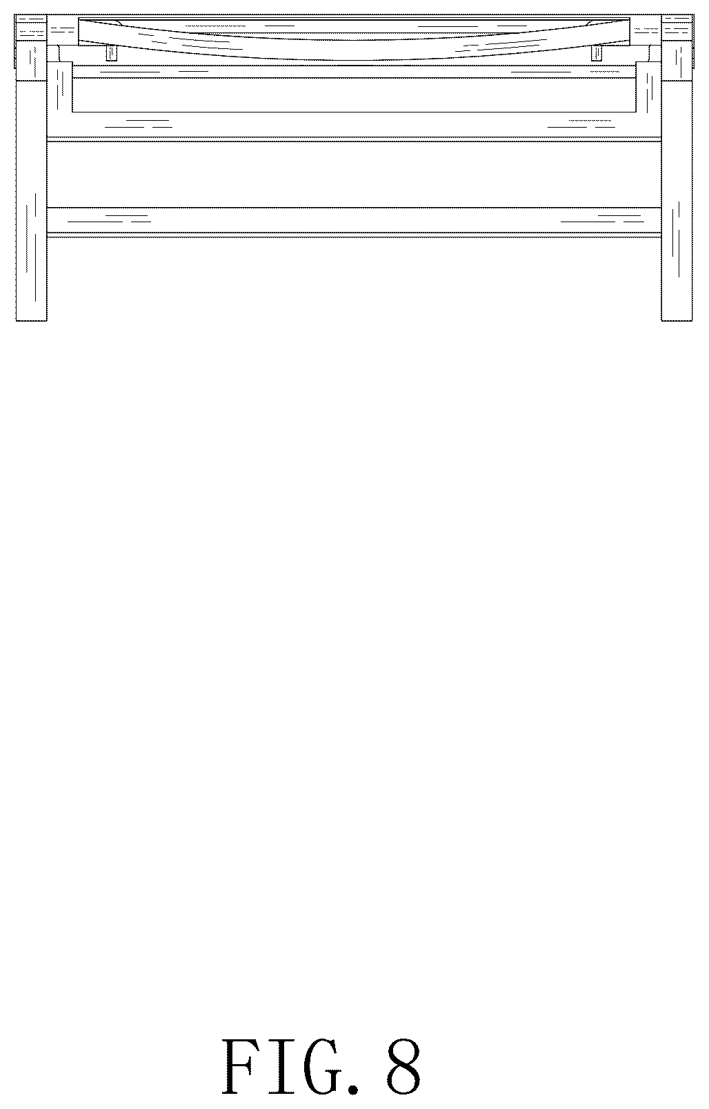 Patent USD1075331 Figure 8 – Outdoor chaise lounge