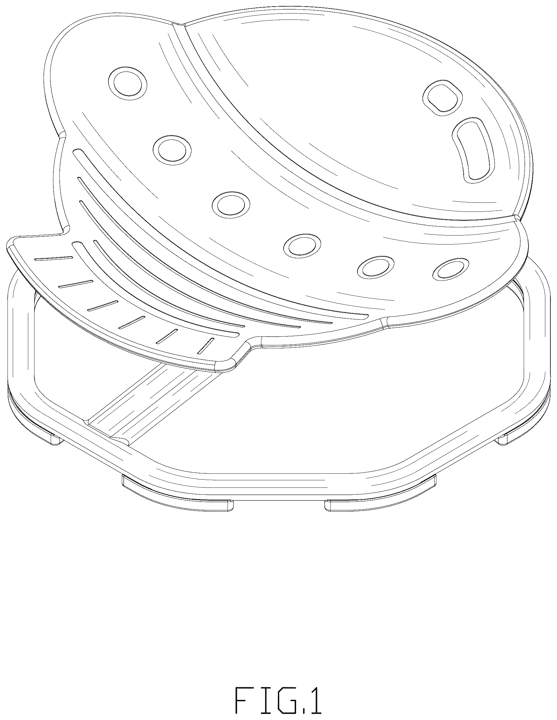 Patent USD1075332 Figure 1 – Spinning chair