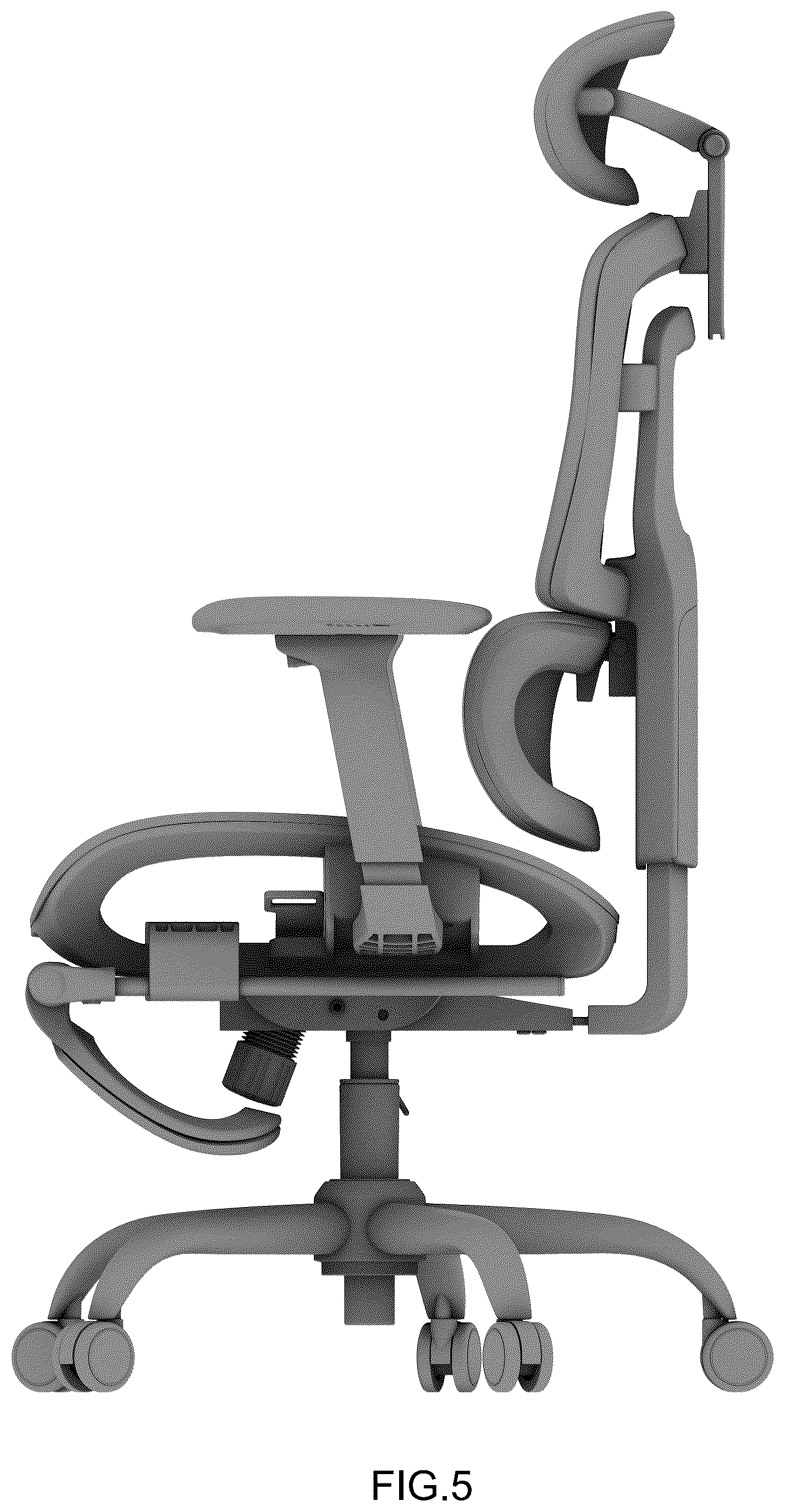Patent USD1075335 Figure 5 – Chair