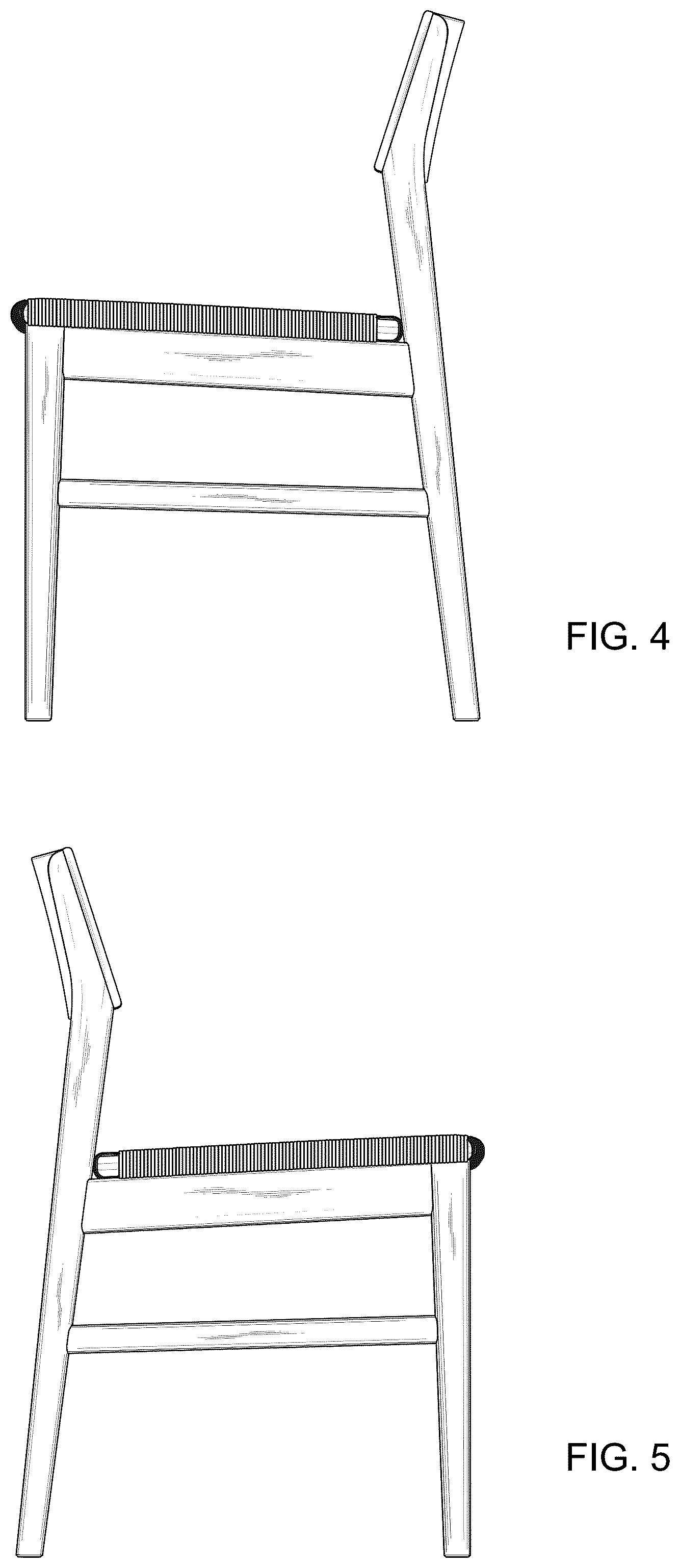 Patent USD1075336 Figure 3 – Chair